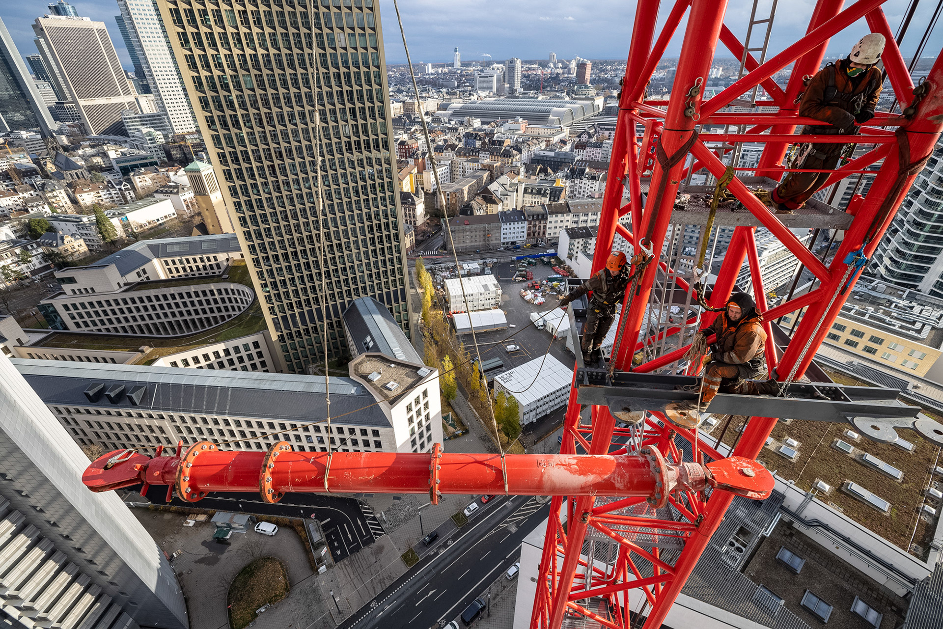 Fotodokumentation vom Bau des ONE für CA Immo