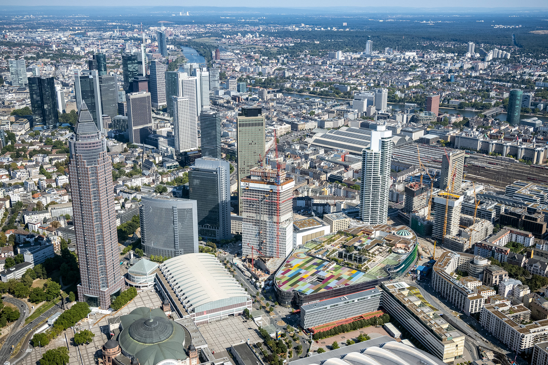 Fotodokumentation vom Bau des ONE für CA Immo