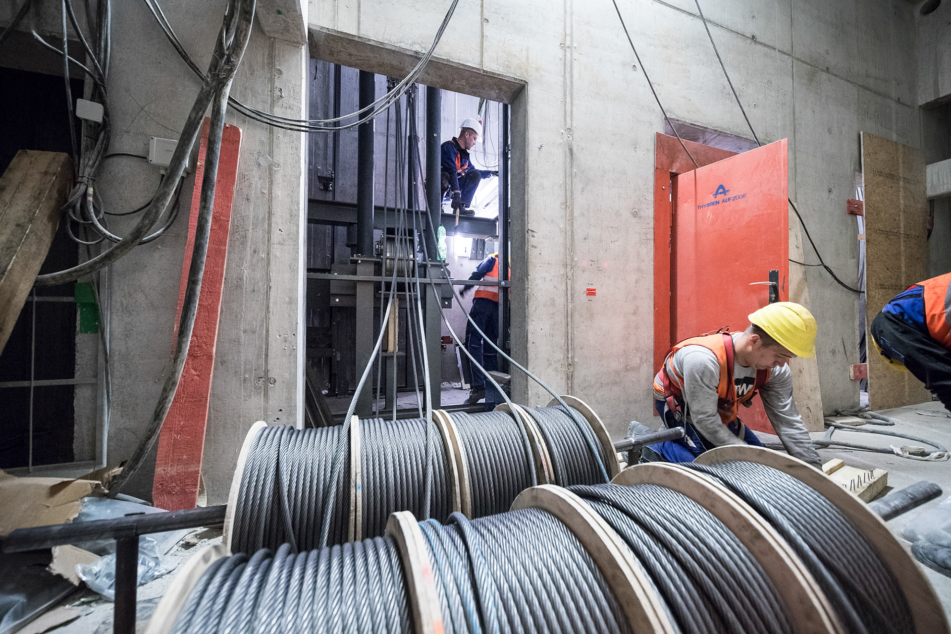 Fotodokumentation vom Bau des WINX-Towers für WINX GmbH