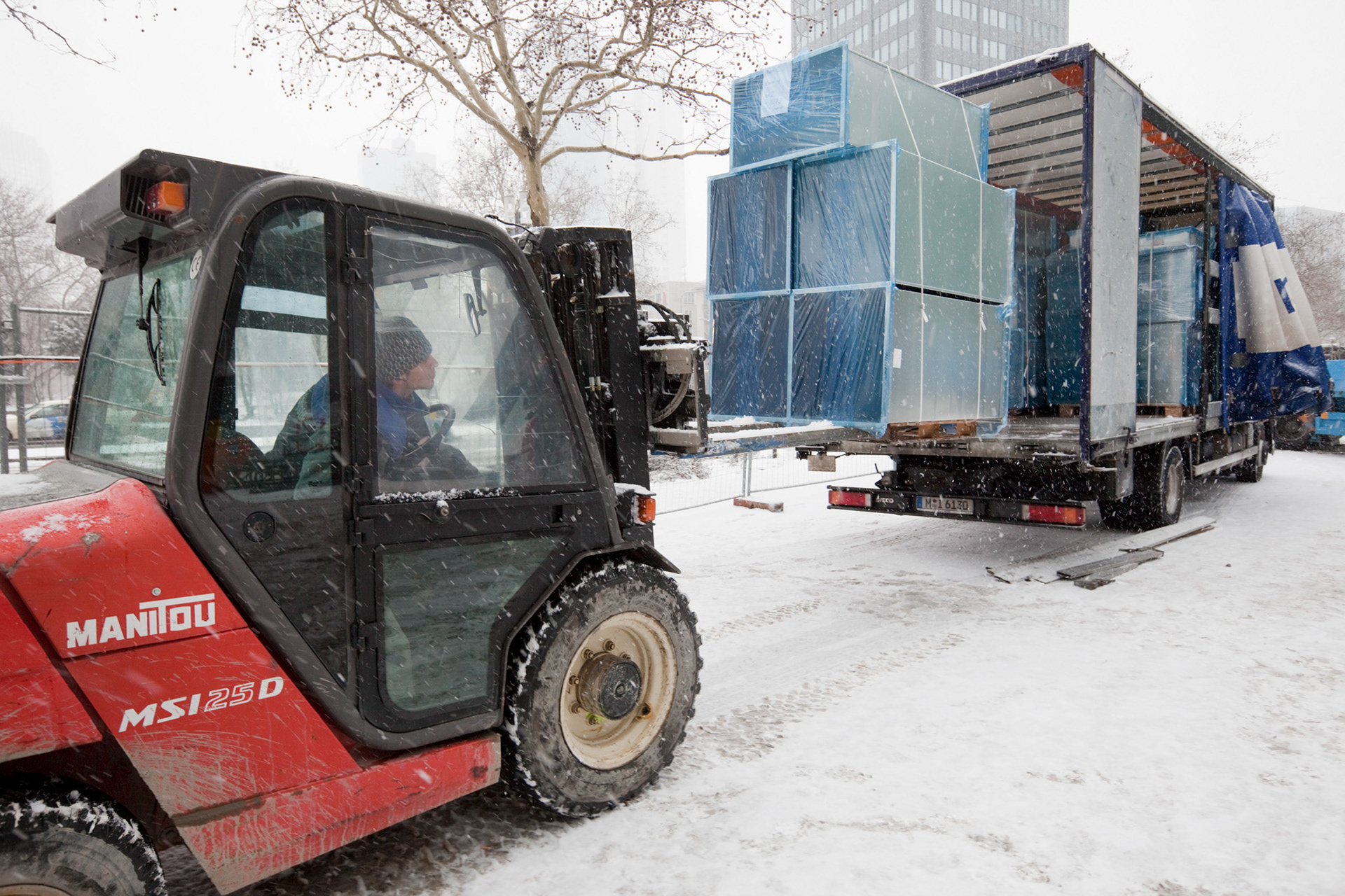 Fotodokumentation des Umbaus der Deutschen Bank Türme für Deutsche Bank