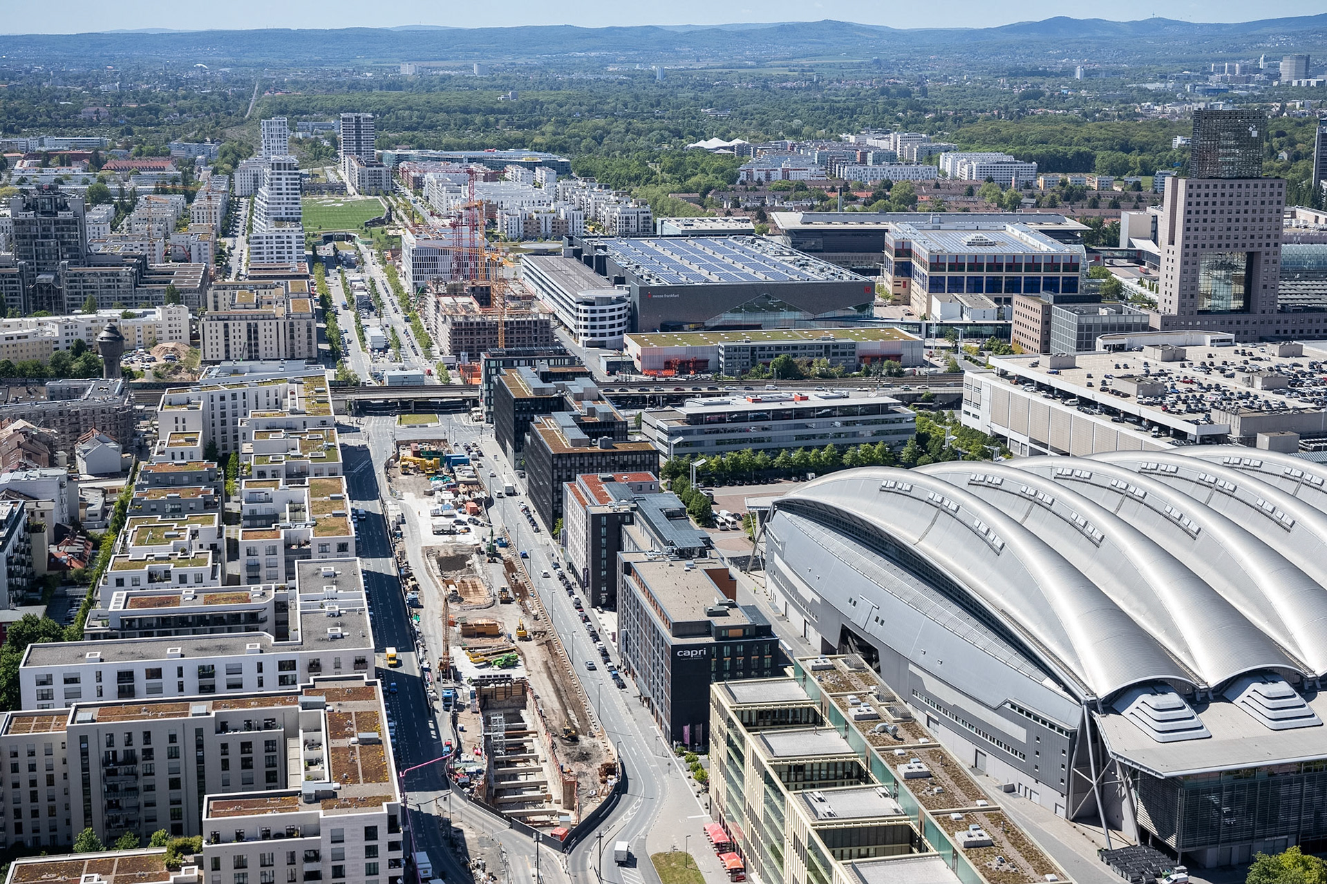 Fotodokumentation der Verlängerung der U5 in Frankfurt für die Stadtbahn Europaviertel Projektgesellschaft mbH