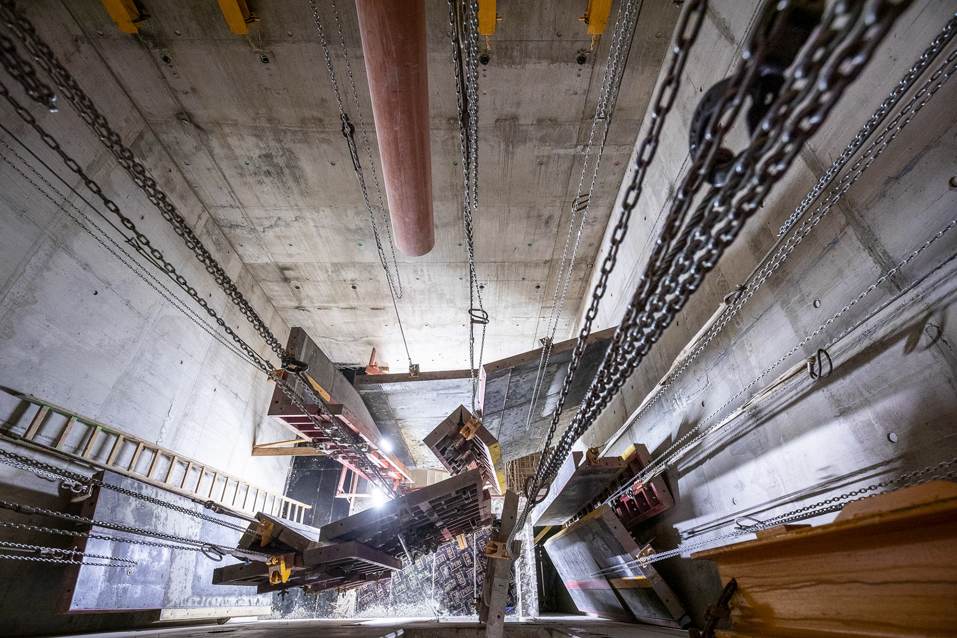 Fotodokumentation vom Bau des ONE für CA Immo