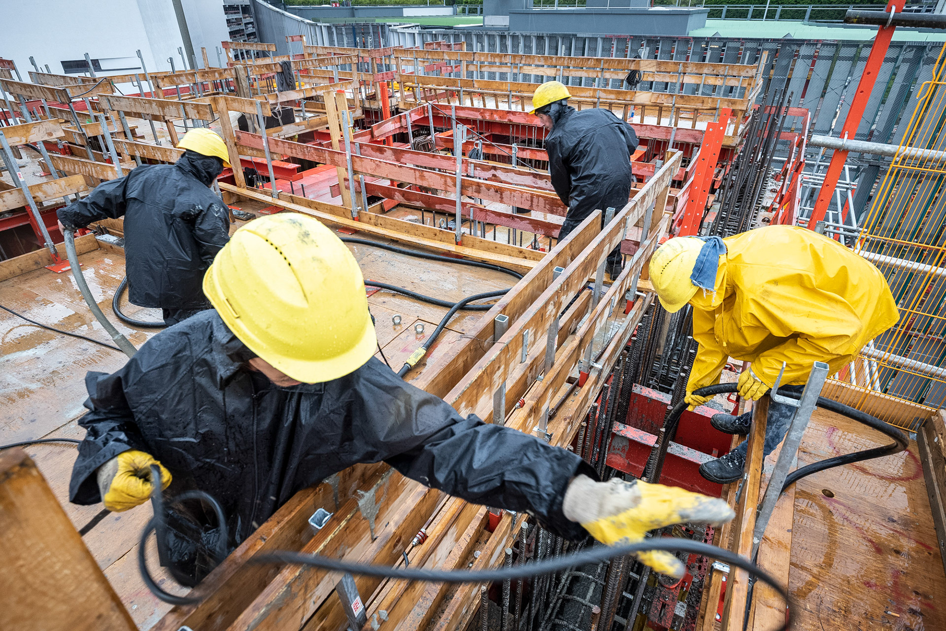 Fotodokumentation vom Bau des ONE für CA Immo