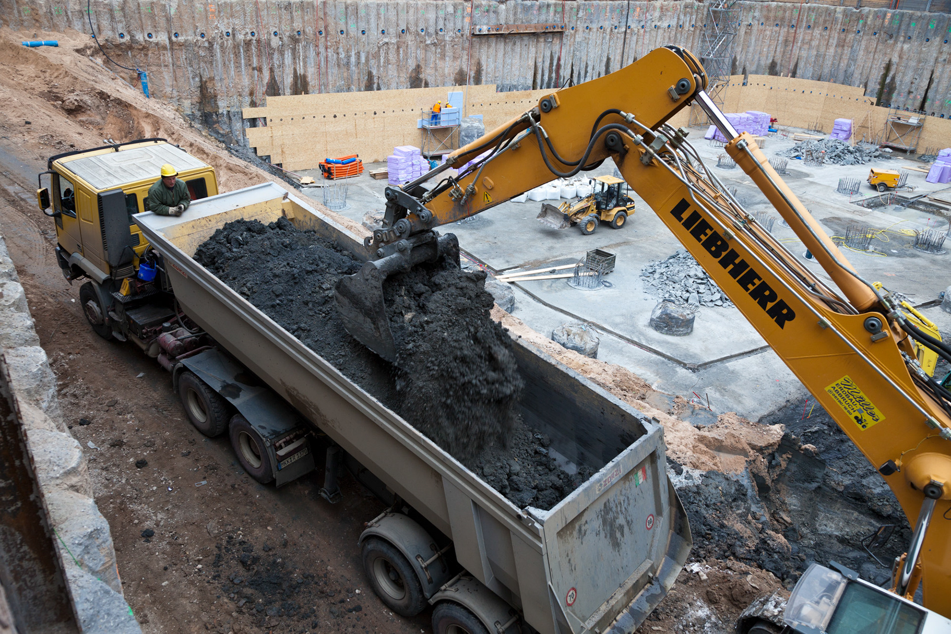 Fotodokumentation vom Bau des TaunusTurms für Tishman Speyer