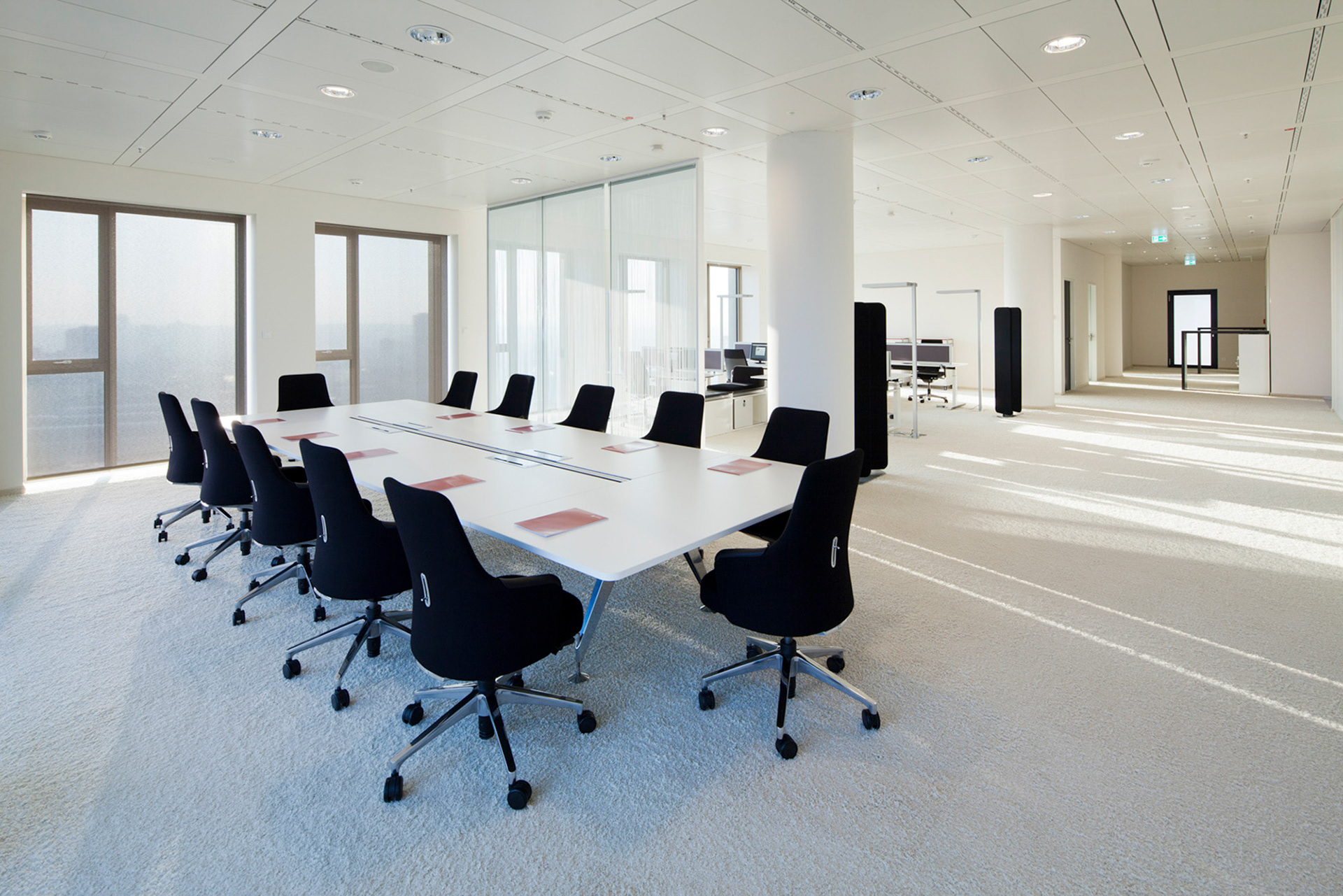 Fotodokumentation vom Bau des Tower 185 für CA Immo