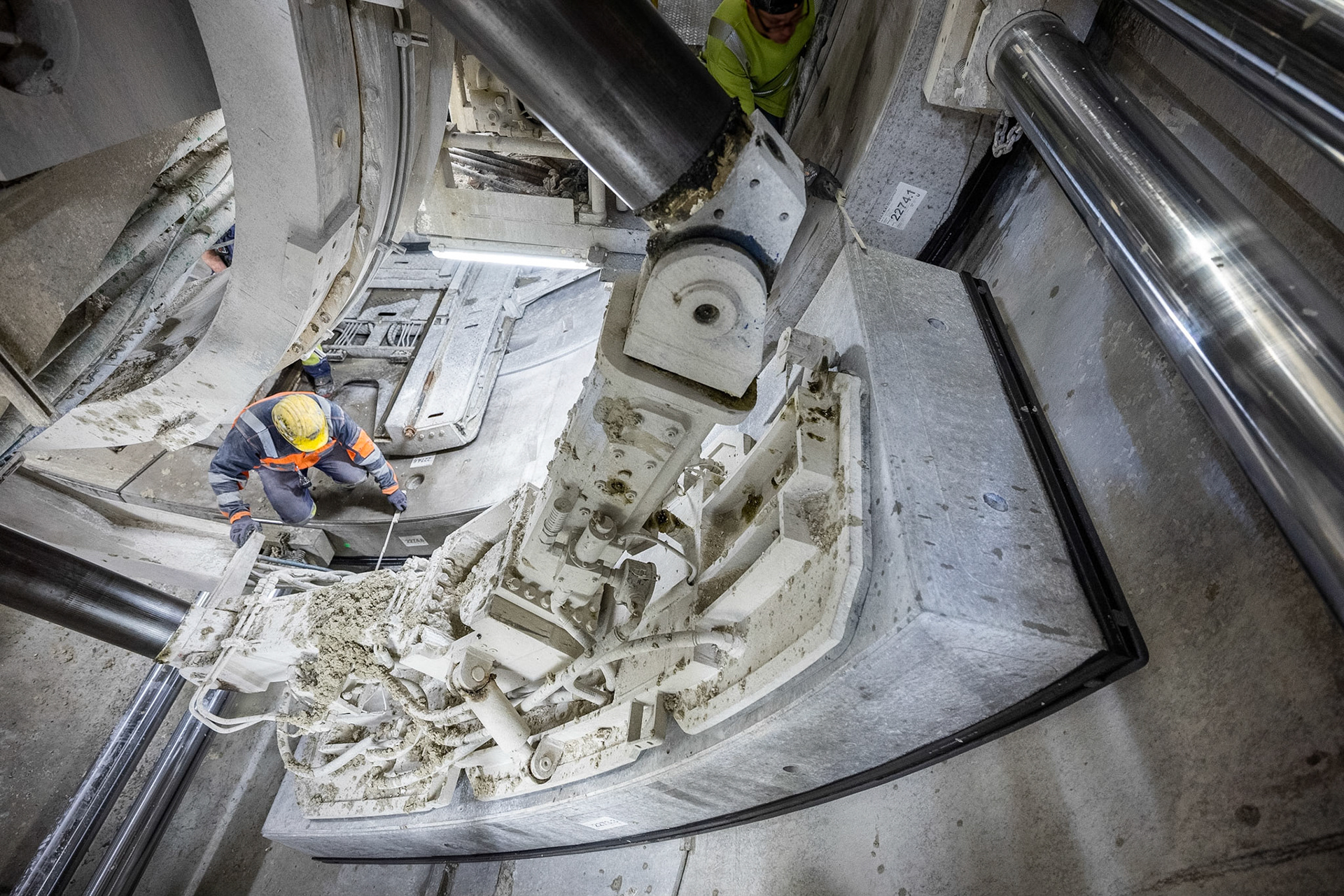 Fotodokumentation der Verlängerung der U5 in Frankfurt für die Stadtbahn Europaviertel Projektgesellschaft mbH