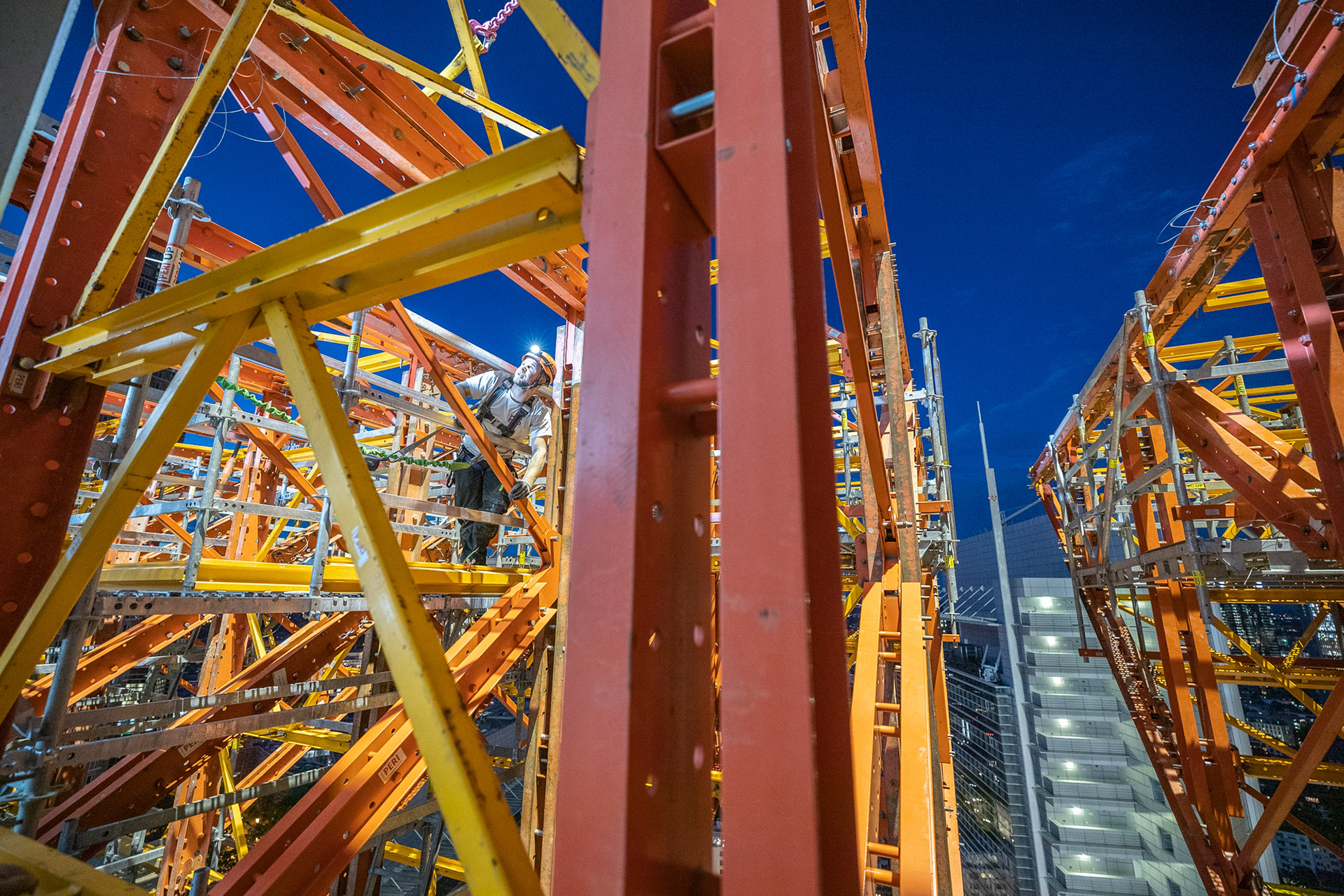 Fotodokumentation vom Bau des ONE für CA Immo