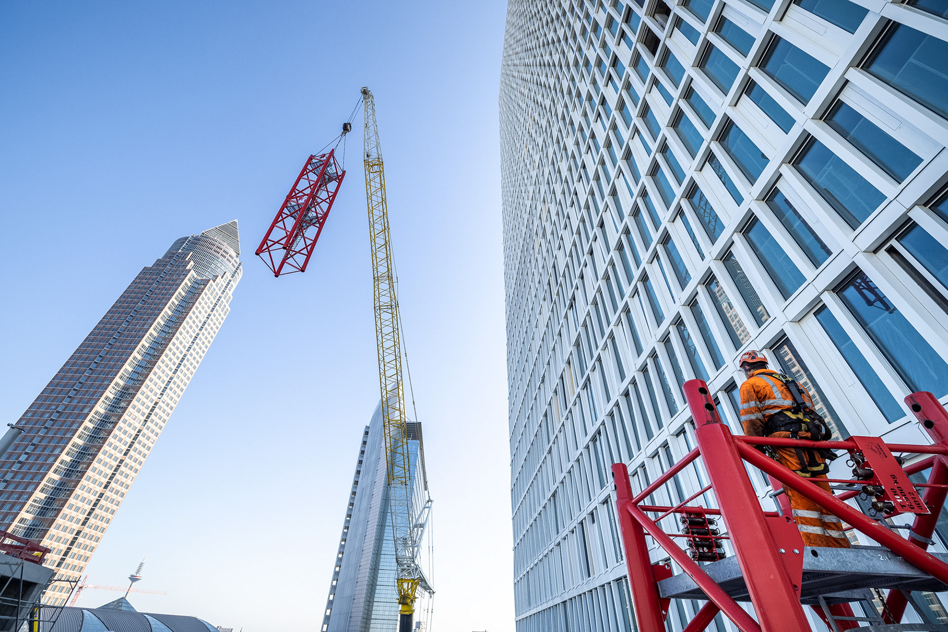 Fotodokumentation vom Bau des ONE für CA Immo