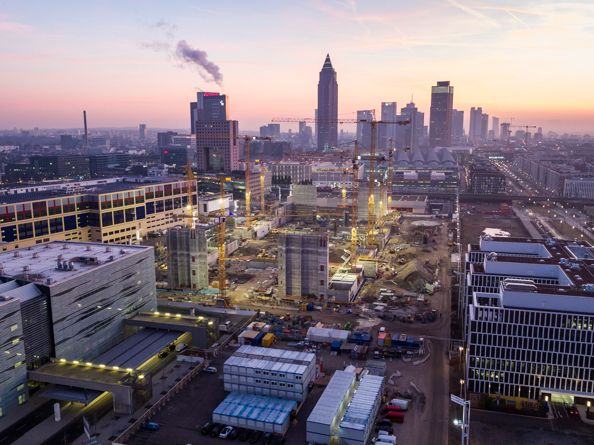 Baustelle Messehalle Frankfurt