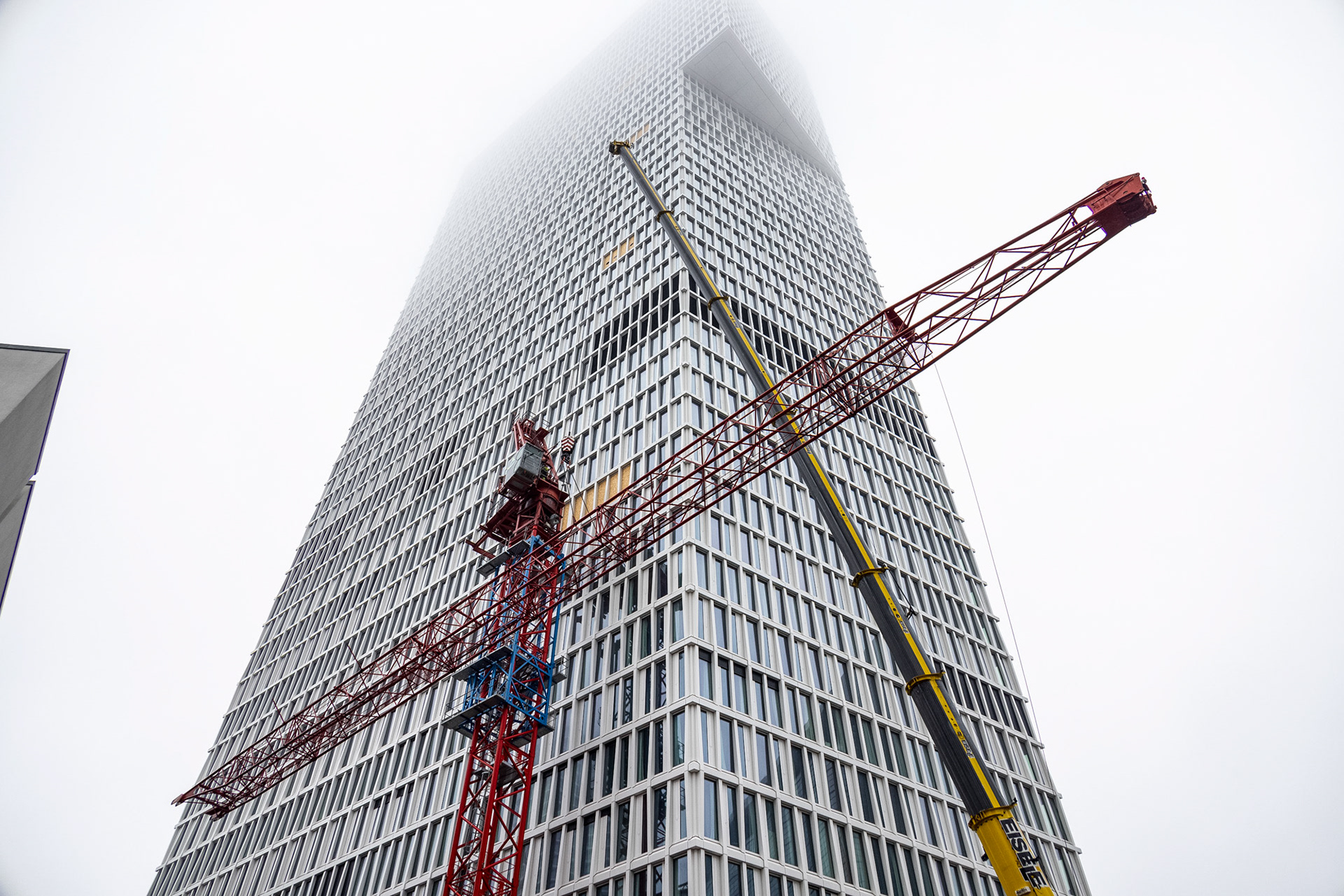 Fotodokumentation vom Bau des ONE für CA Immo