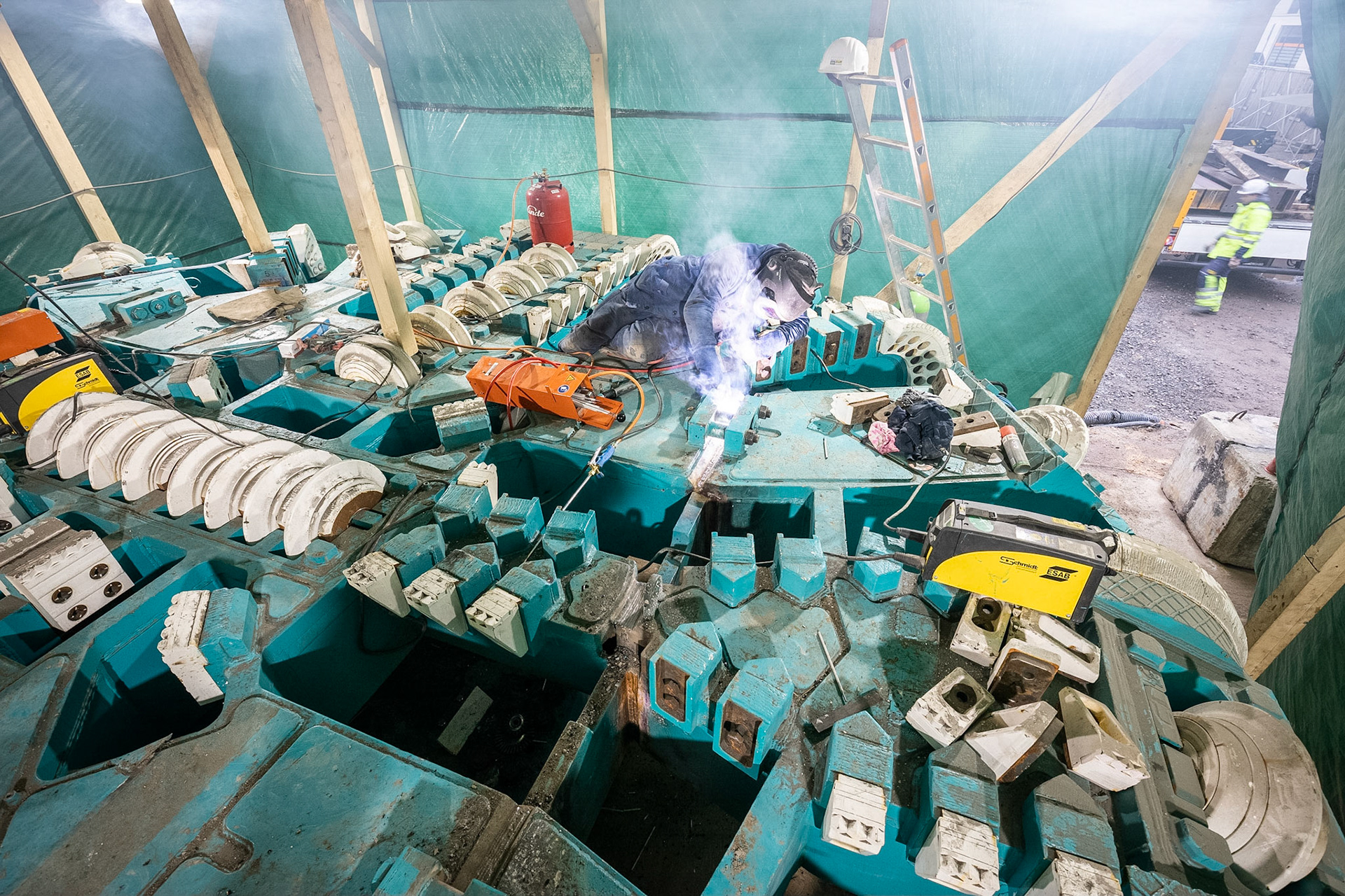 Fotodokumentation der Verlängerung der U5 in Frankfurt für die Stadtbahn Europaviertel Projektgesellschaft mbH