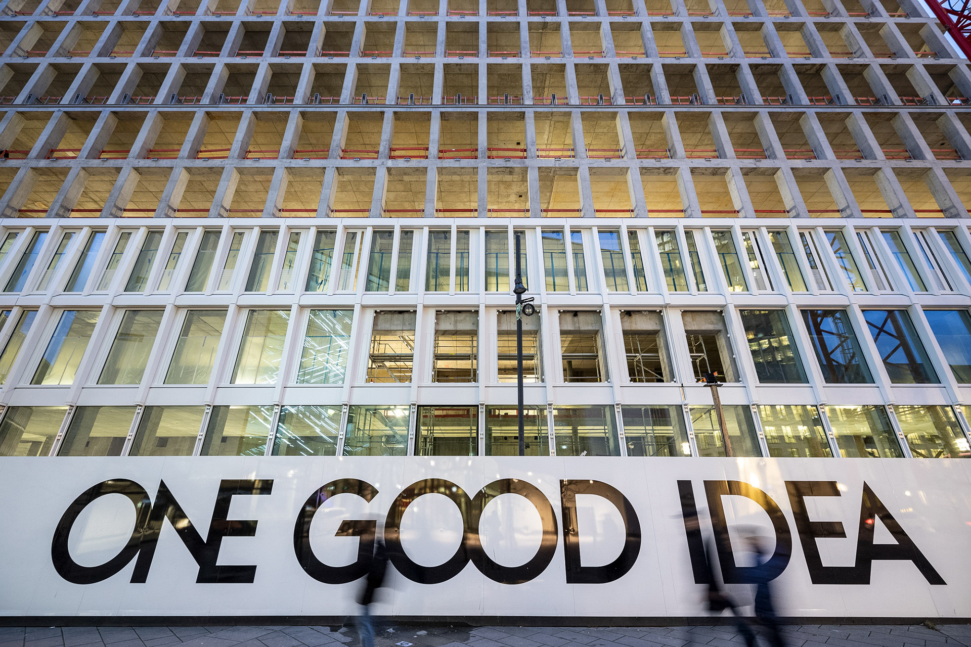 Fotodokumentation vom Bau des ONE für CA Immo