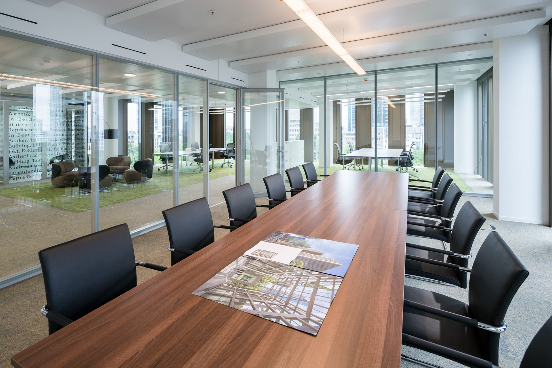 Fotodokumentation vom Bau des Hochhauses Taunusanlage 8 in Frankfurt am Main für Credit Suisse