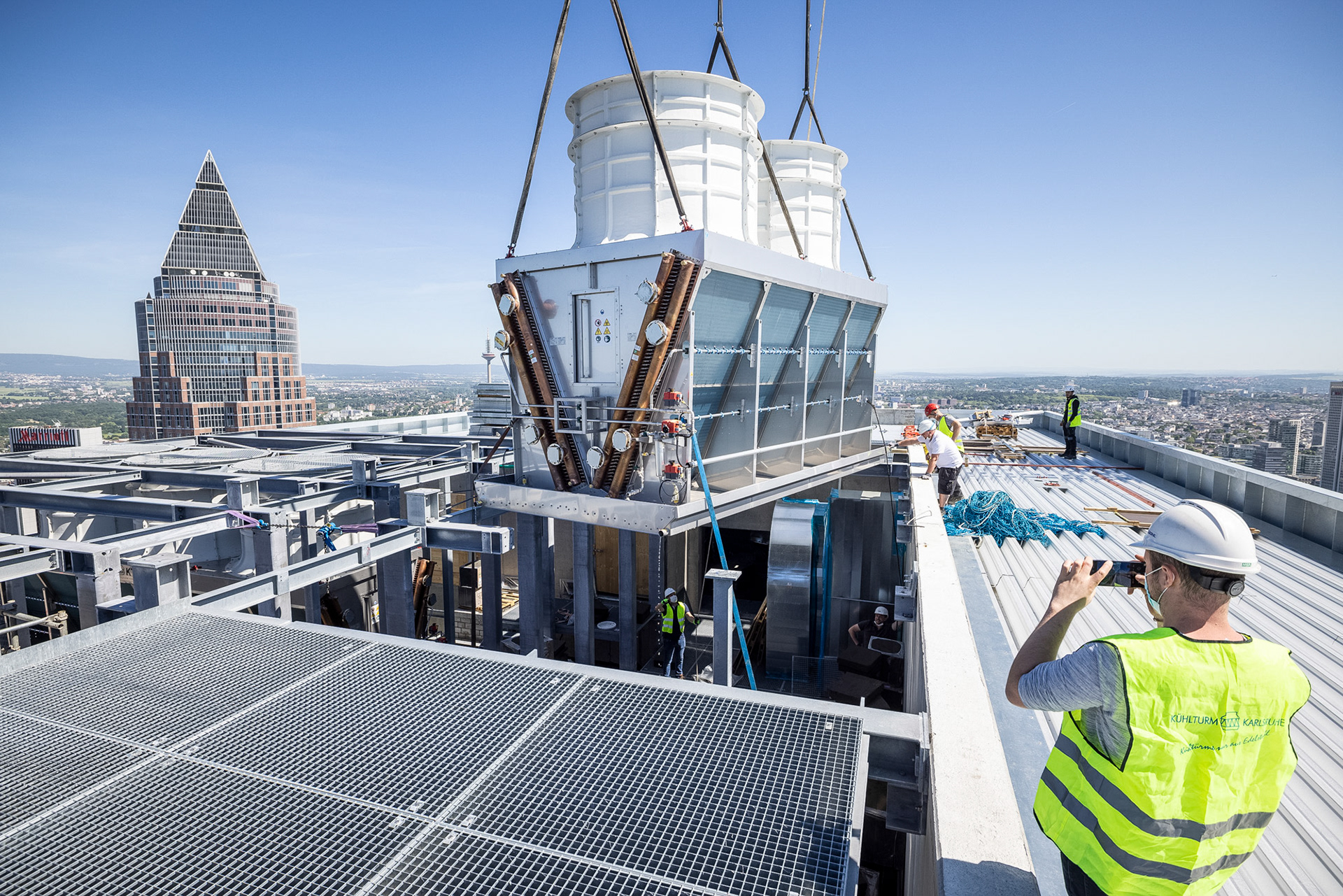 Fotodokumentation vom Bau des ONE für CA Immo