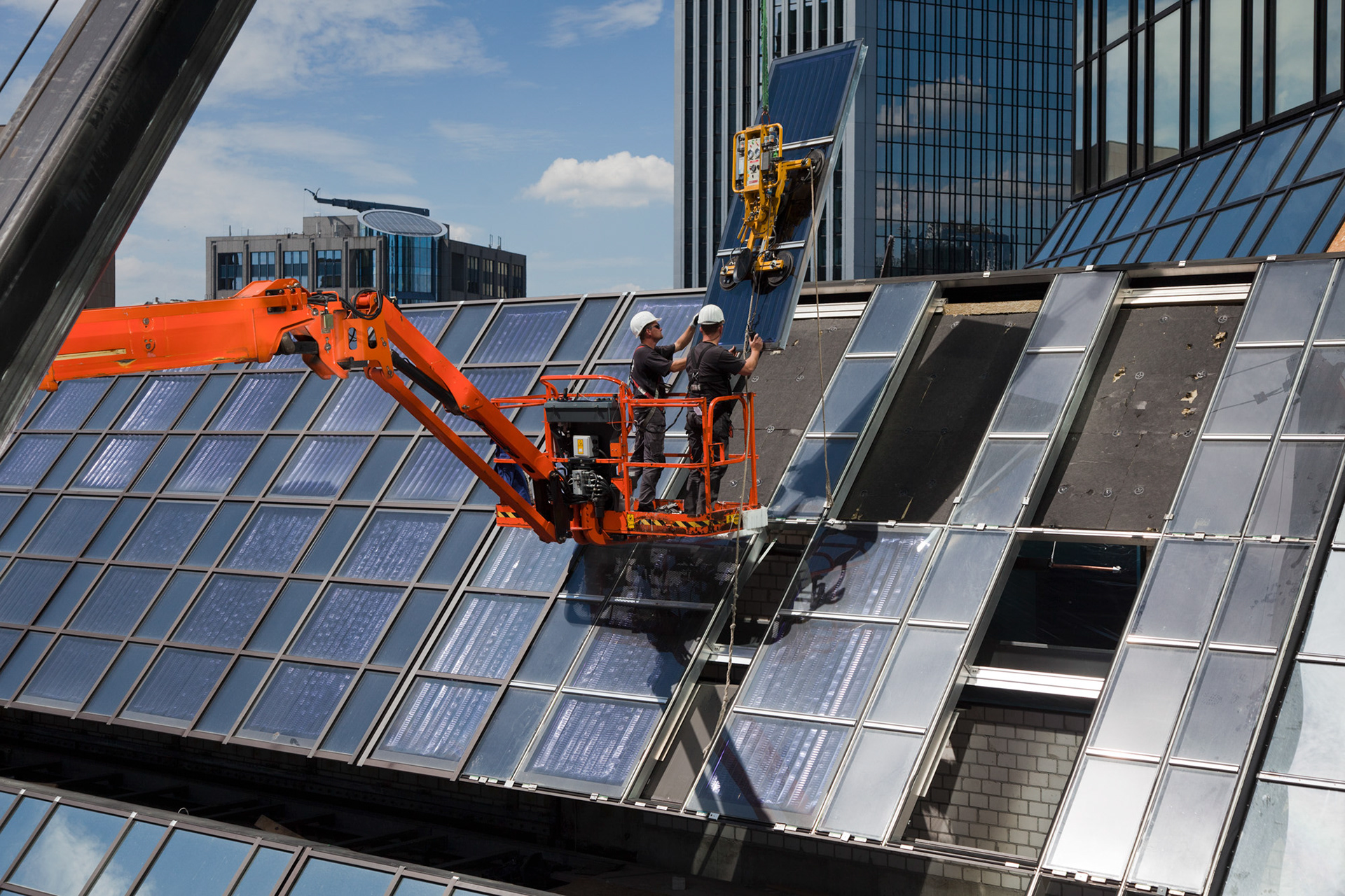Fotodokumentation des Umbaus der Deutschen Bank Türme für Deutsche Bank