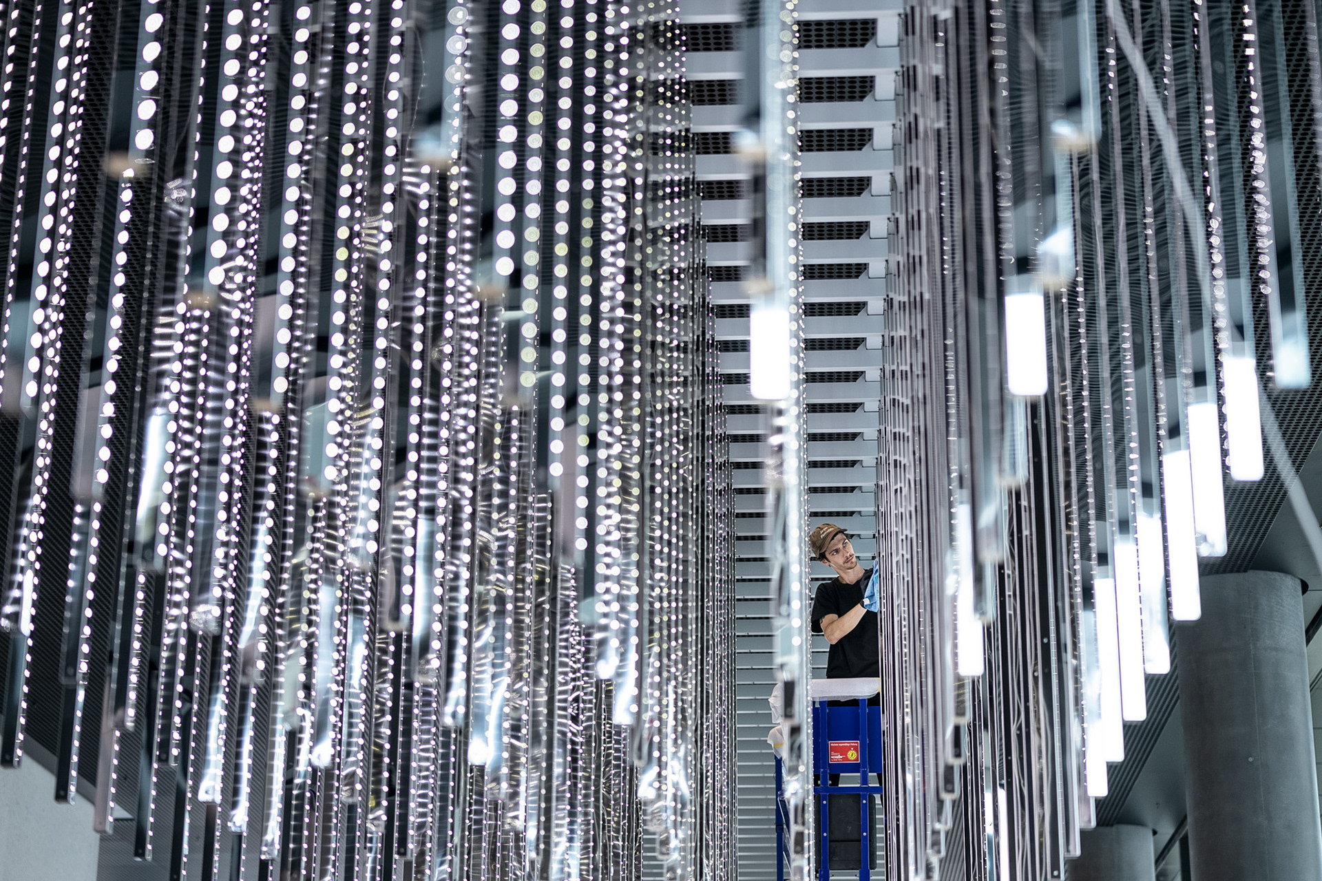 Fotodokumentation vom Bau des OmniTurms für Tishman Speyer