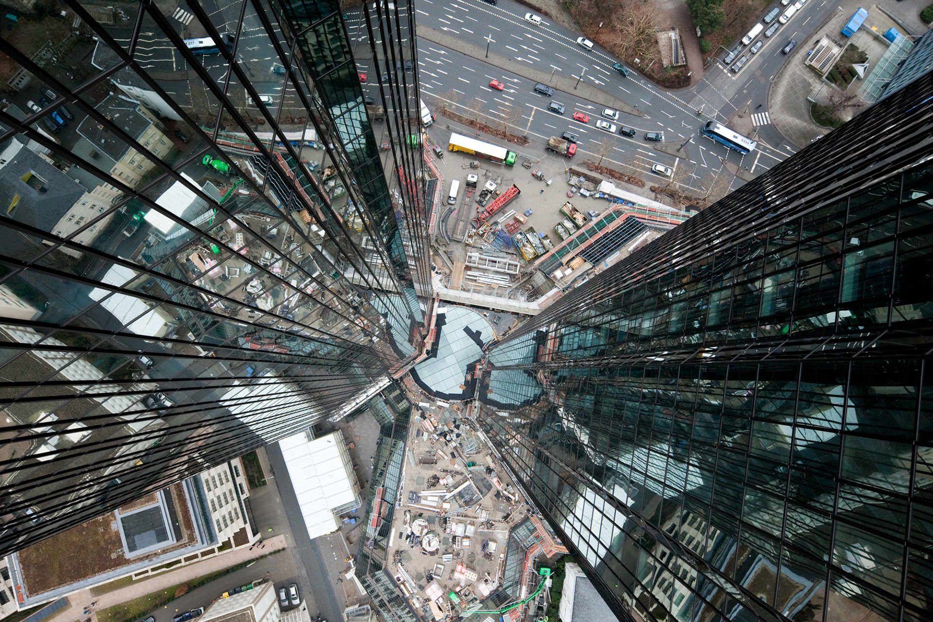 Fotodokumentation des Umbaus der Deutschen Bank Türme für Deutsche Bank