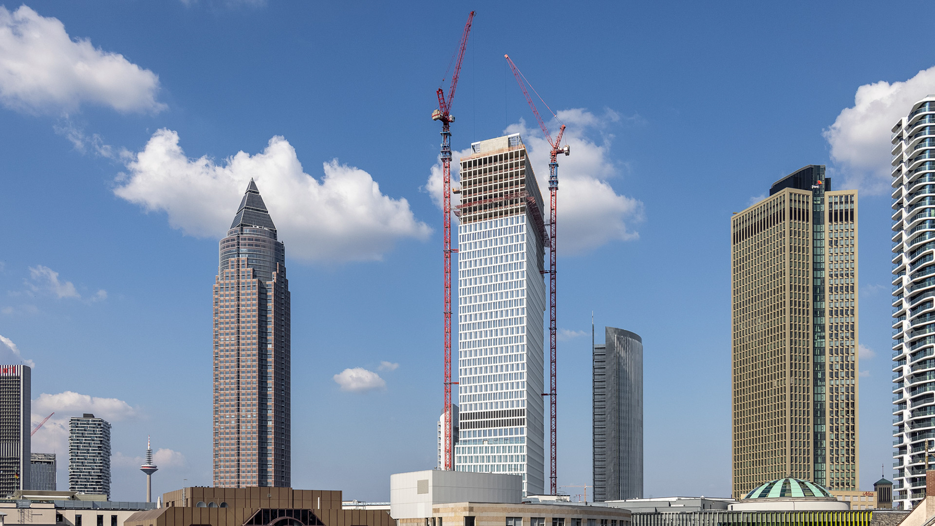 Fotodokumentation vom Bau des ONE für CA Immo