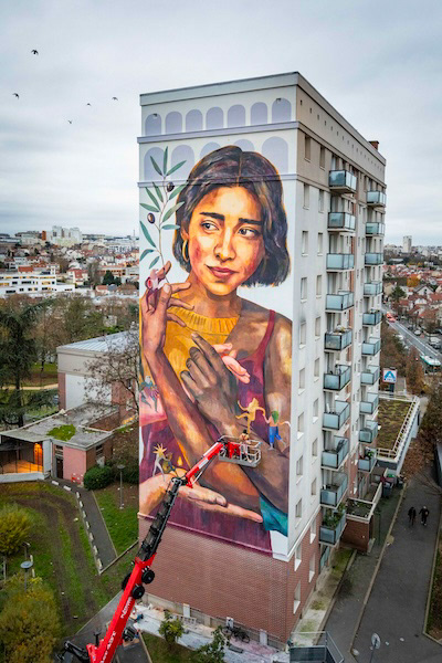 Notre projet avec Mapecoo à Arcueil. Photo : ©Collectif Le Réseau pour Hypermur.