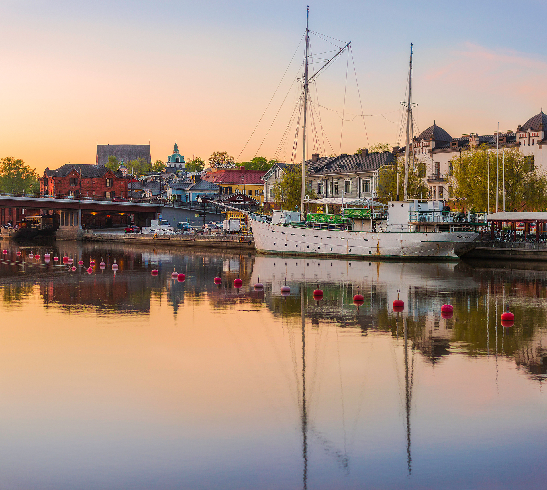 4.Porvoonjoki ja auringonlasku