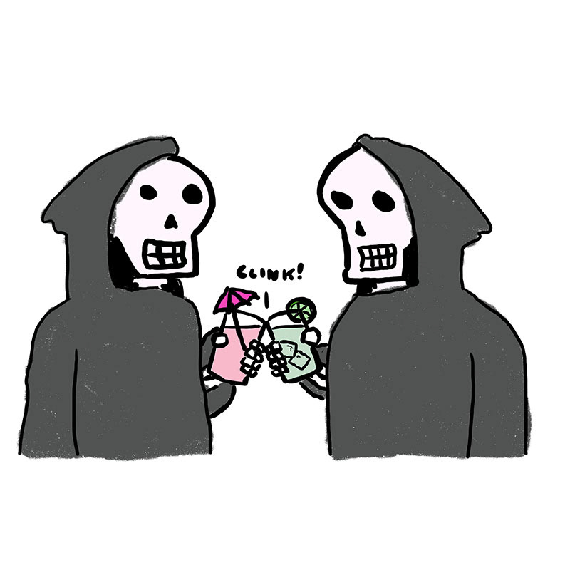 "Grim Reaper Happy Hour" - Digital