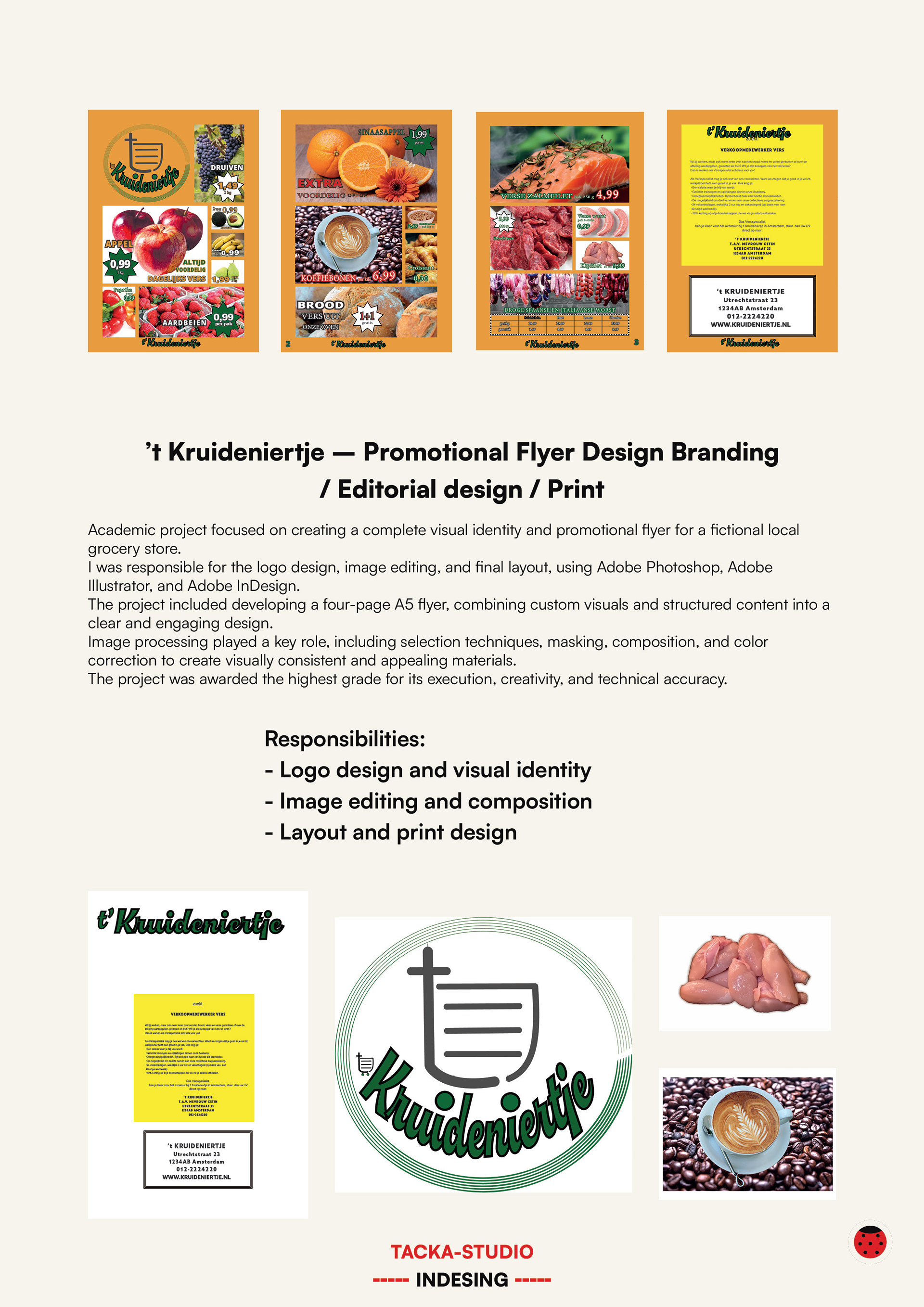 Promotional Flyer Design Branding / Editorial design / Print