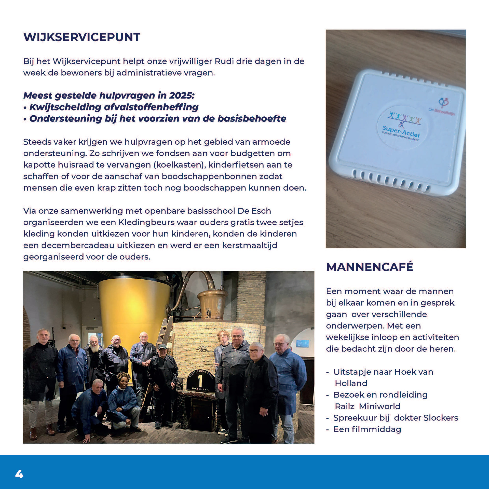 Vierkant rastersysteem voor de Super-Actief publicati