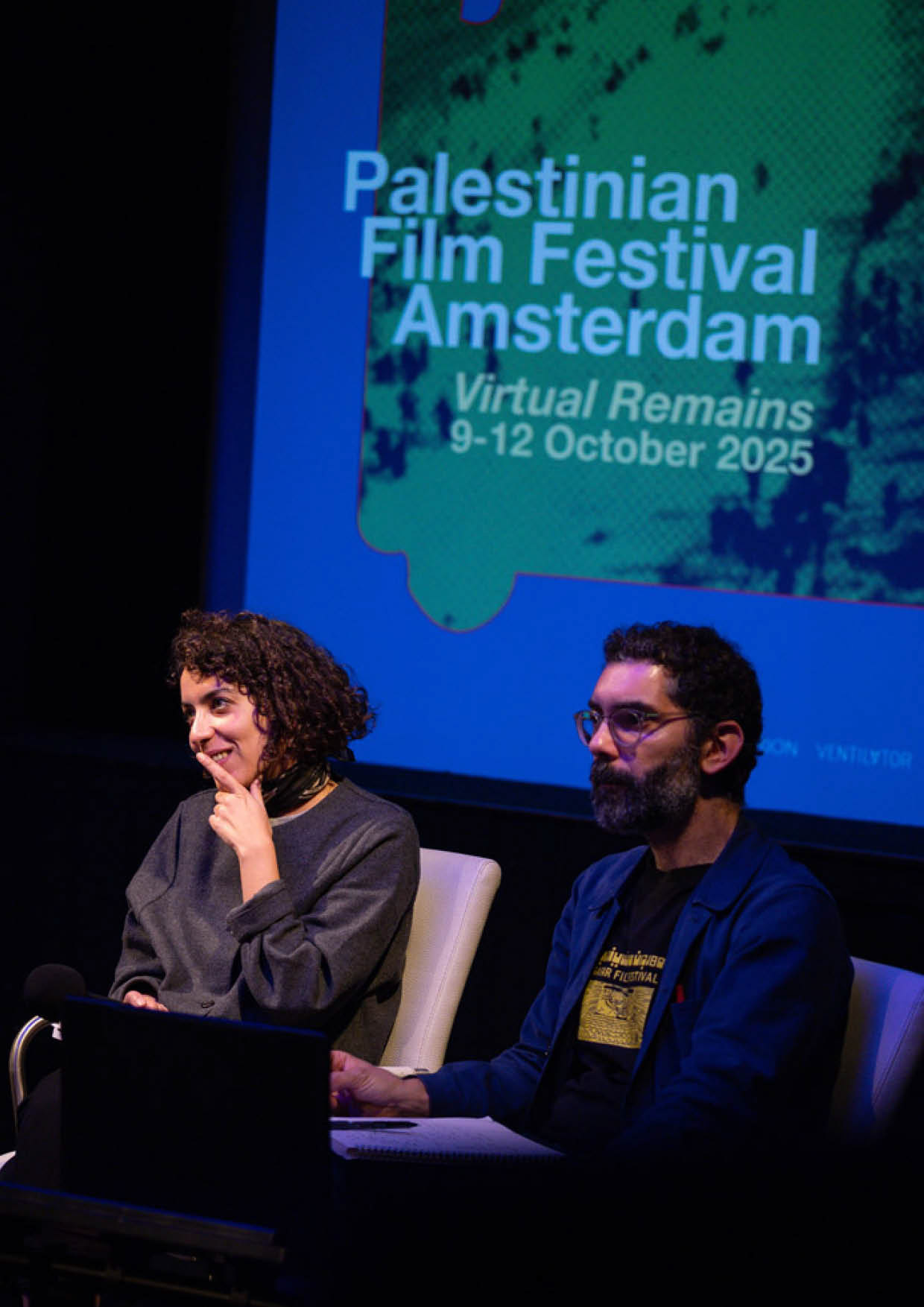 Editorial design van het 24 pagina’s tellende Jaarverslag 2025 voor het Palestinian Film Festival Amsterdam
