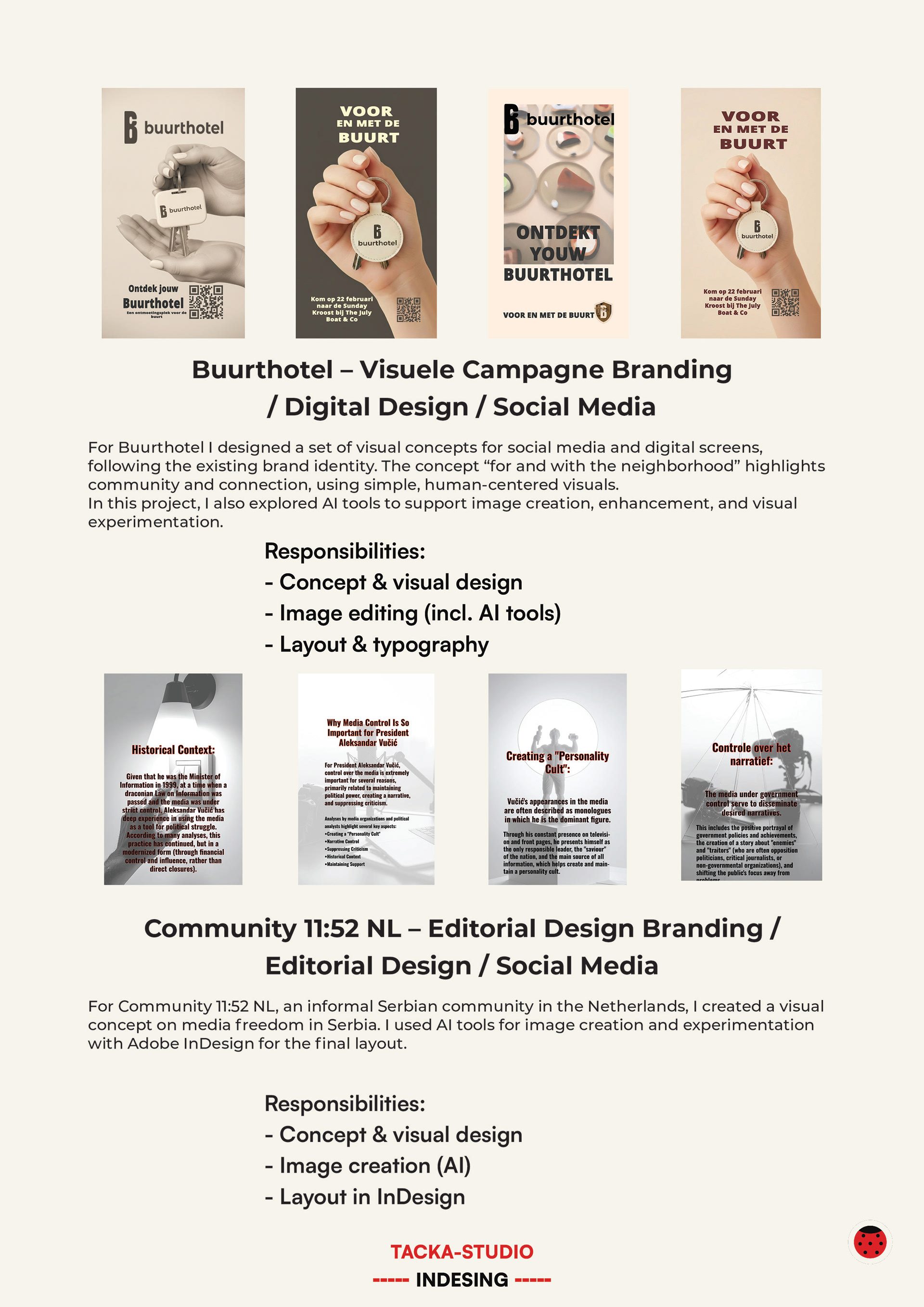 Visuele Campagne Branding / Digital Design / Social Media