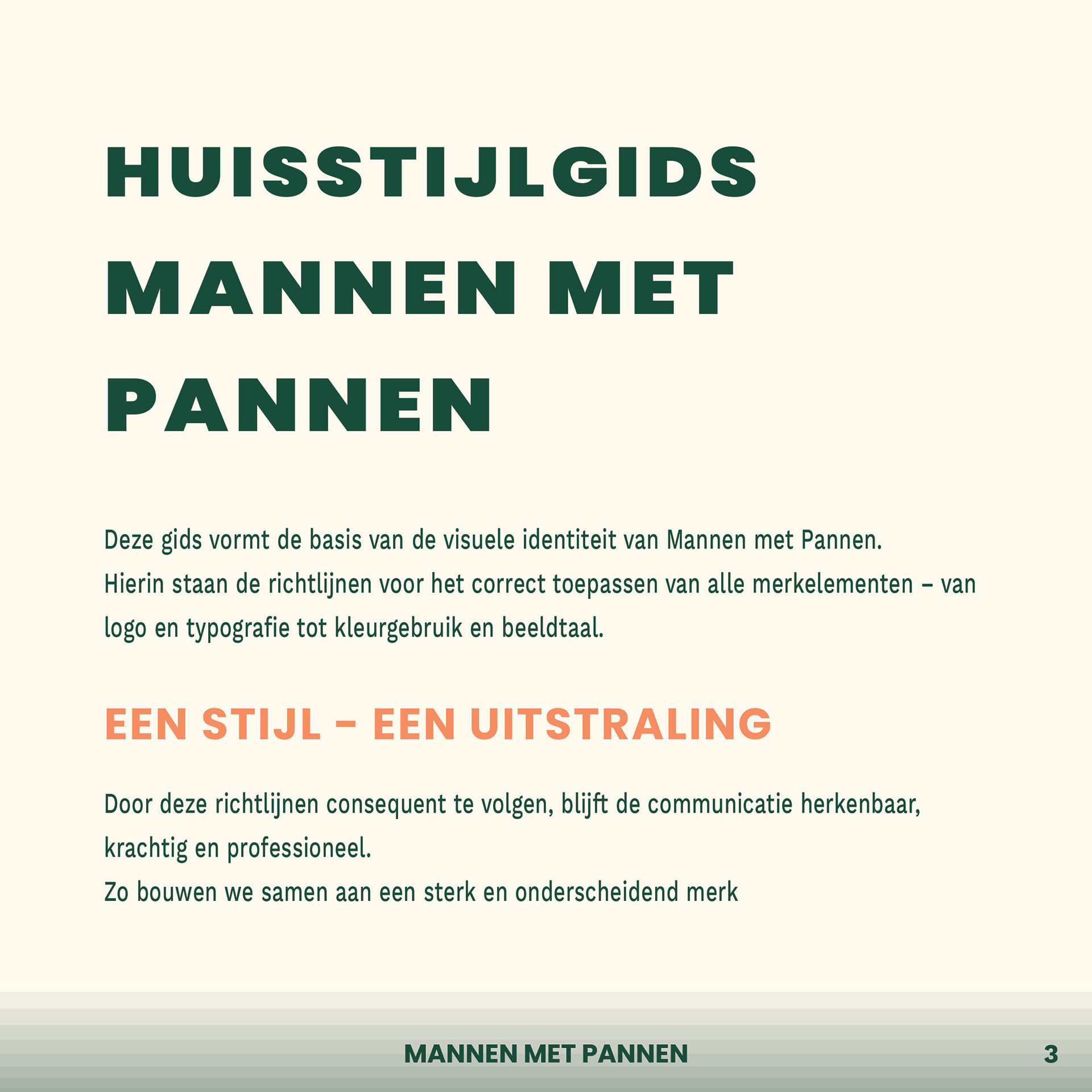 Visuele identiteit voor Mannen met Pannen