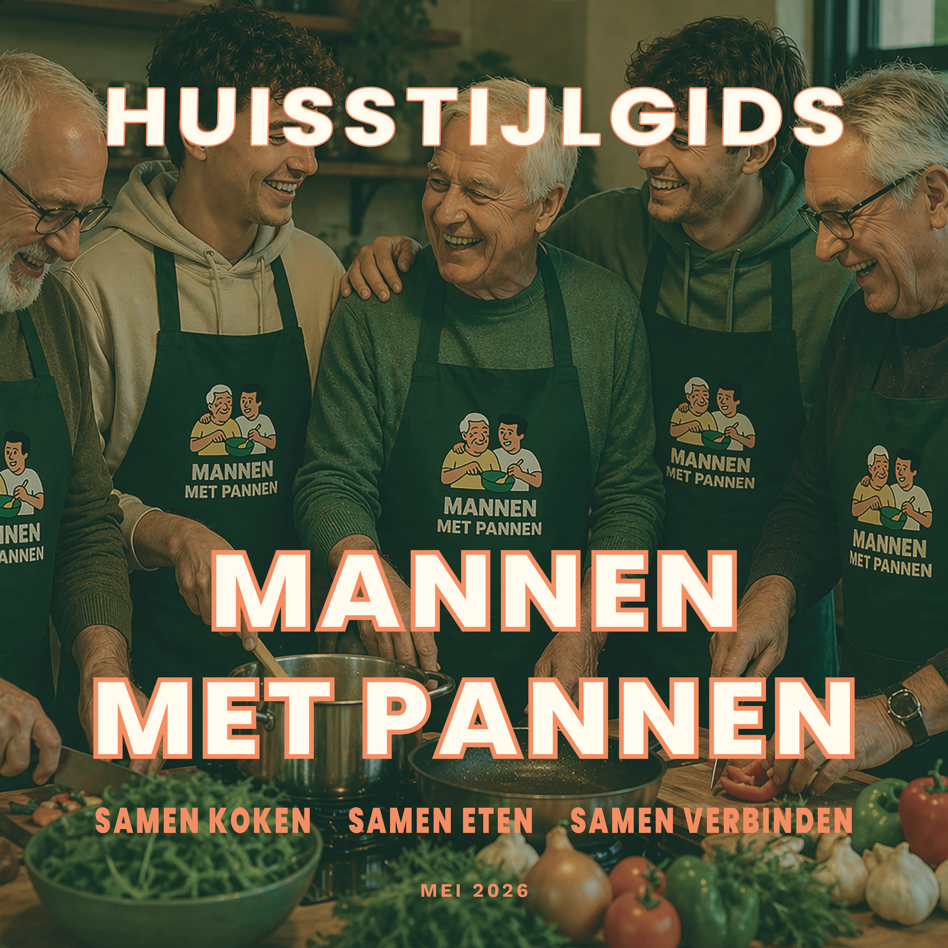 Visuele identiteit voor Mannen met Pannen