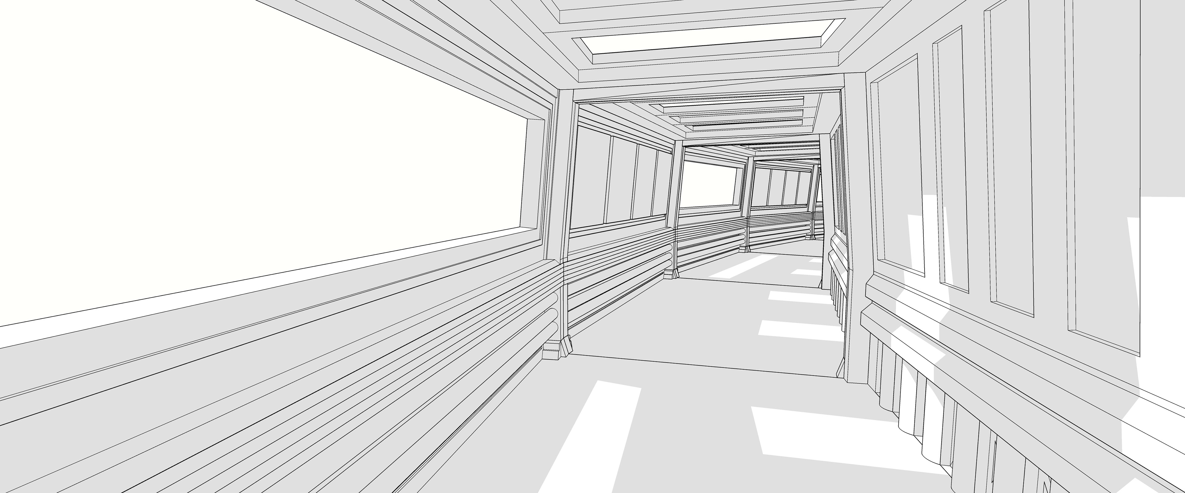 Starship concourse.