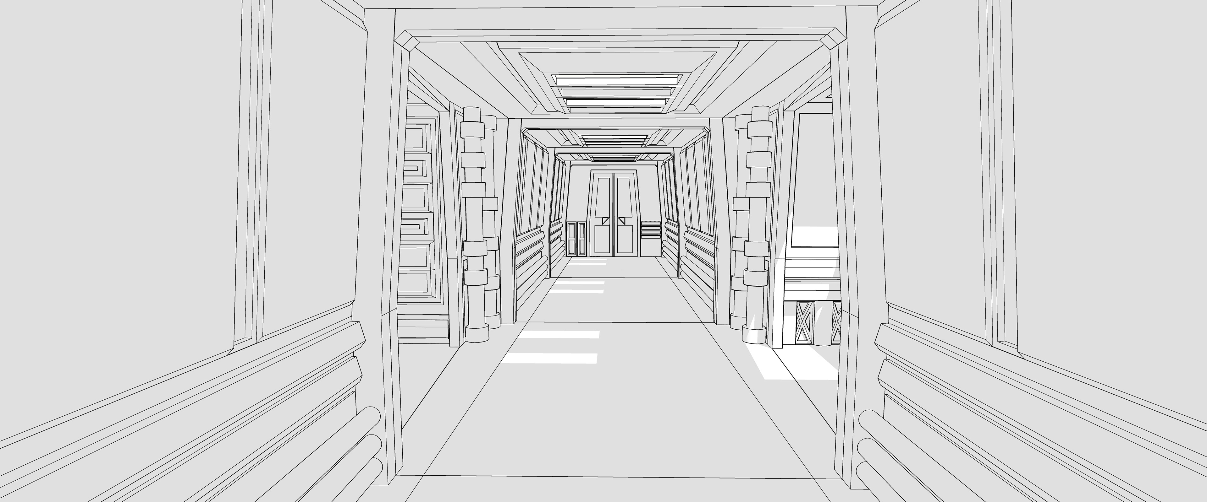 Starship concourse.