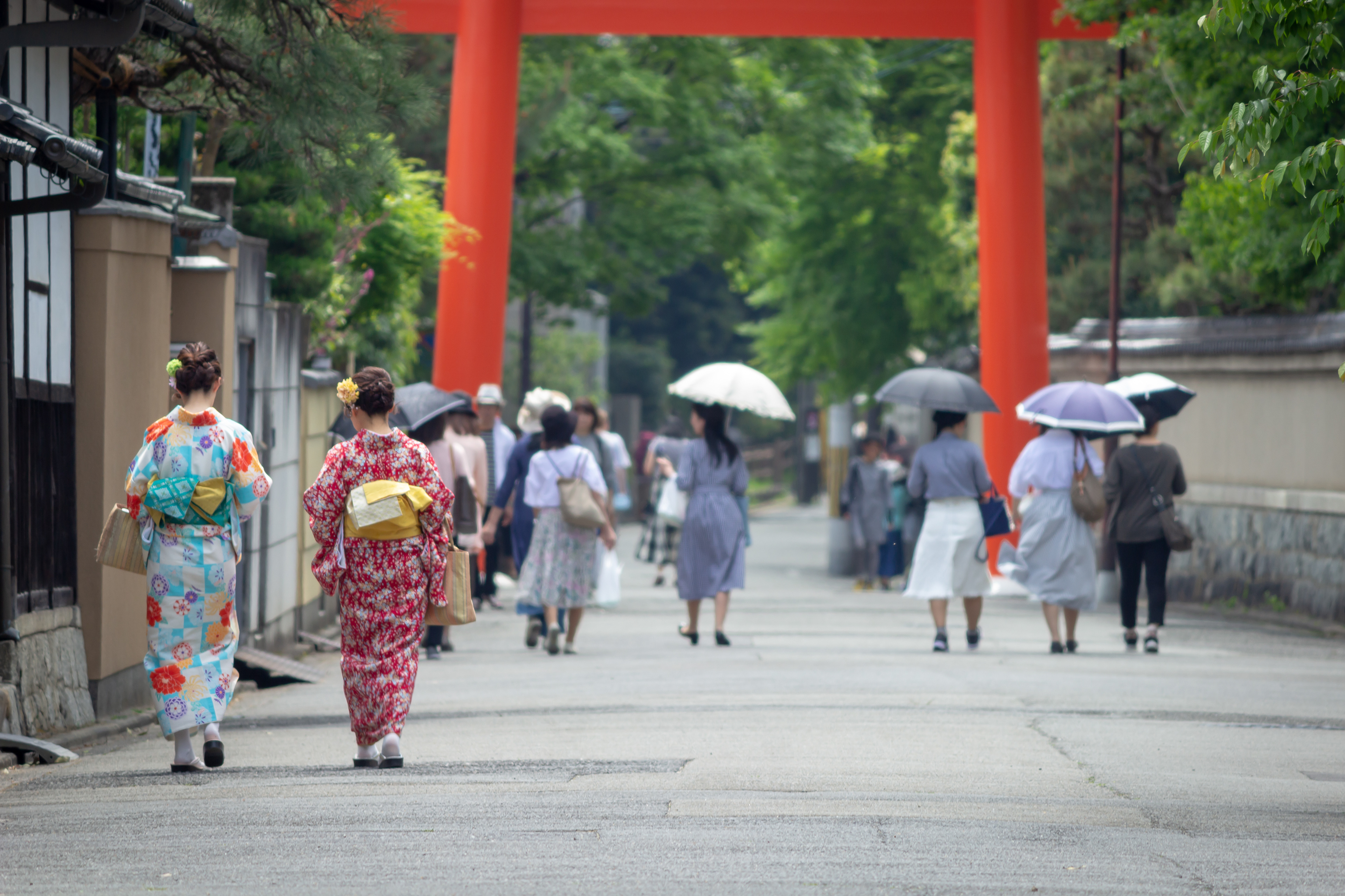 Shrine Visitors