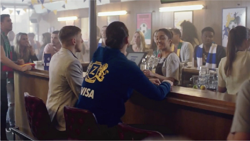Zlatan logo designed for Visa commercial