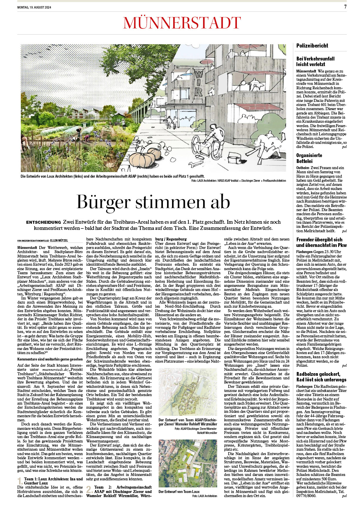 Zeitungsartikel 19.08.2024