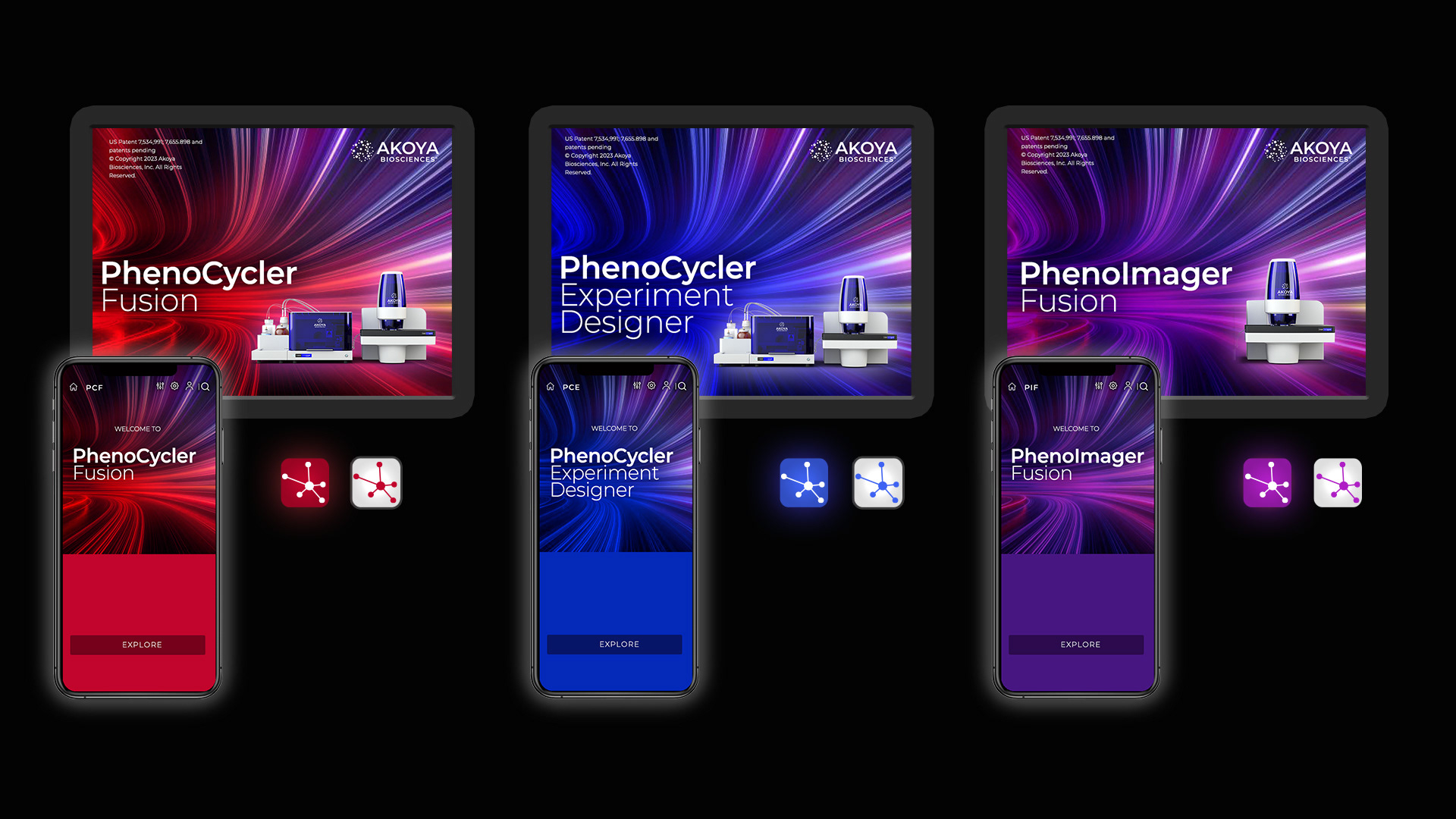 APP  SPLASH SCREENs AND DESKTOP ICONOGRAPHY