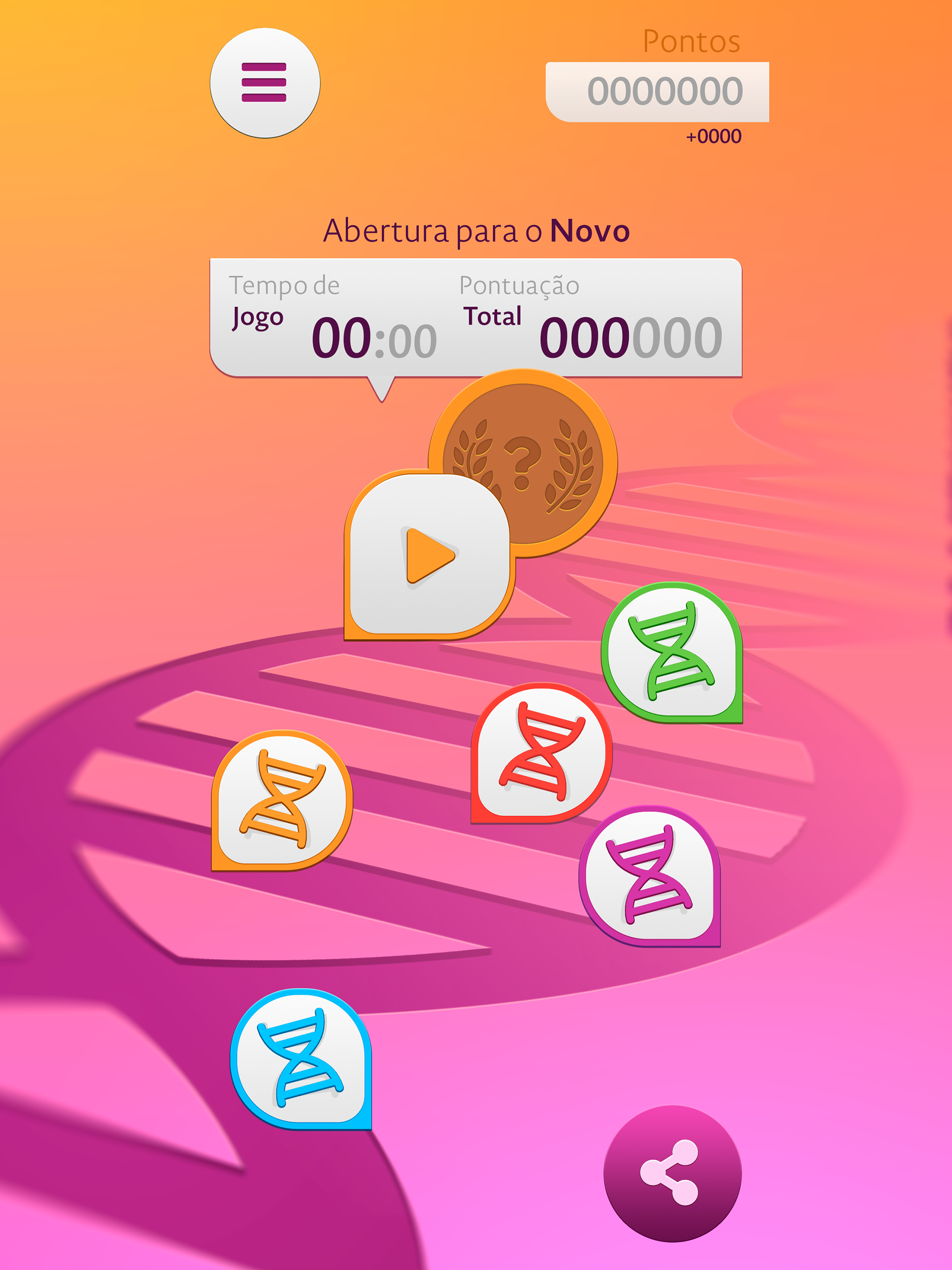 Este é um exemplo de uso de um botão de jogo.