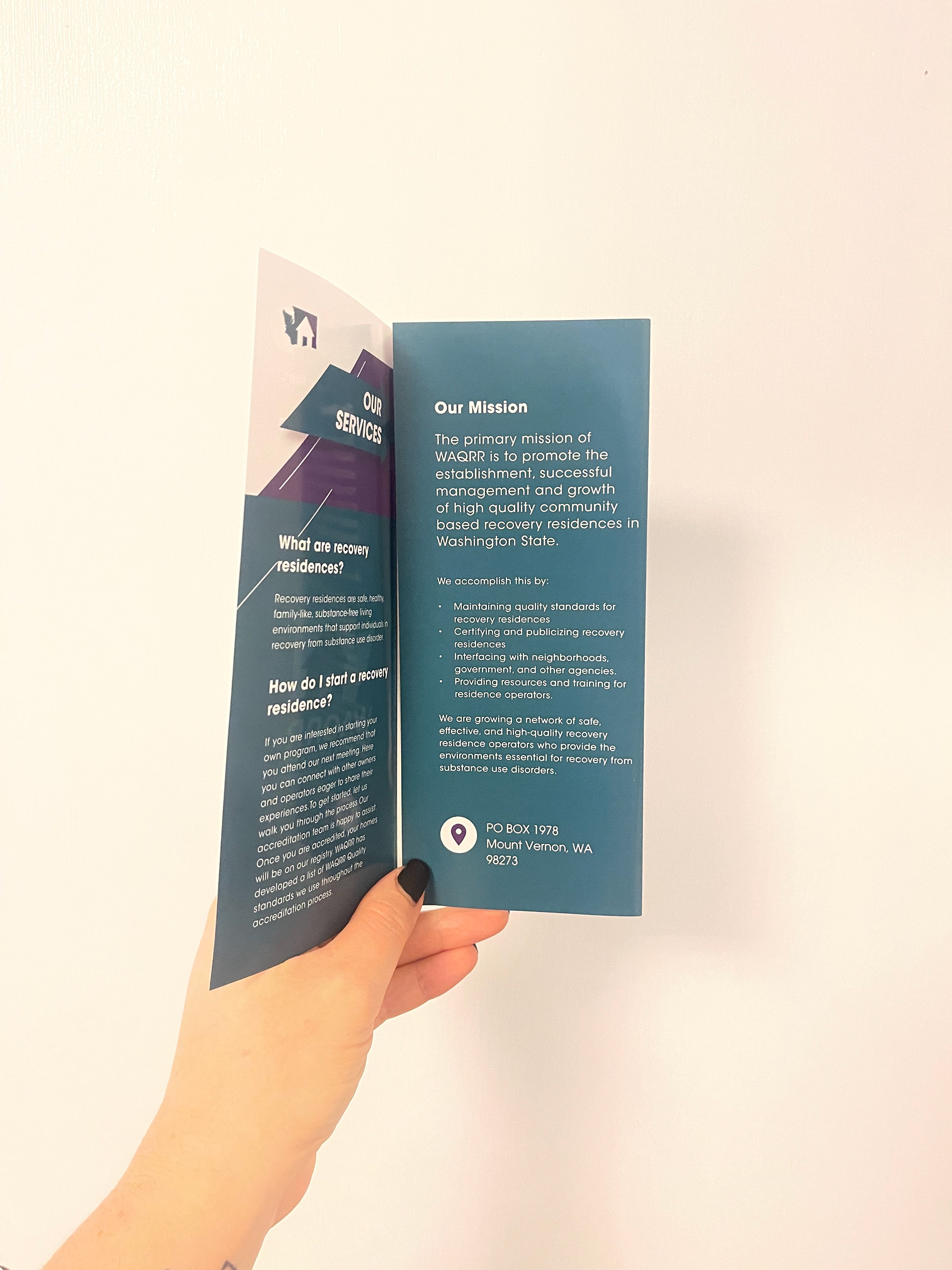 WAQRR Brochure Inside Page