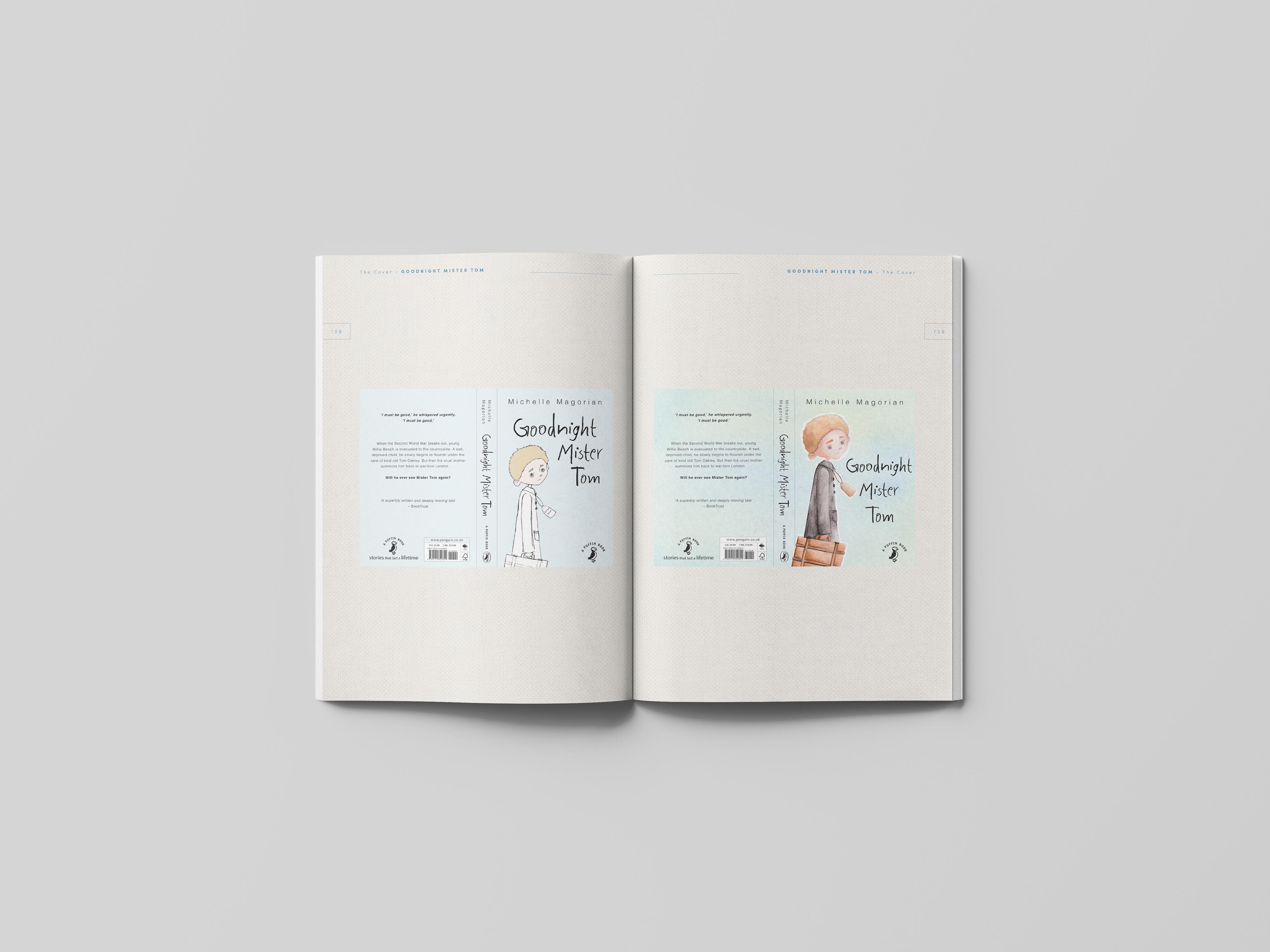 Book cover design process