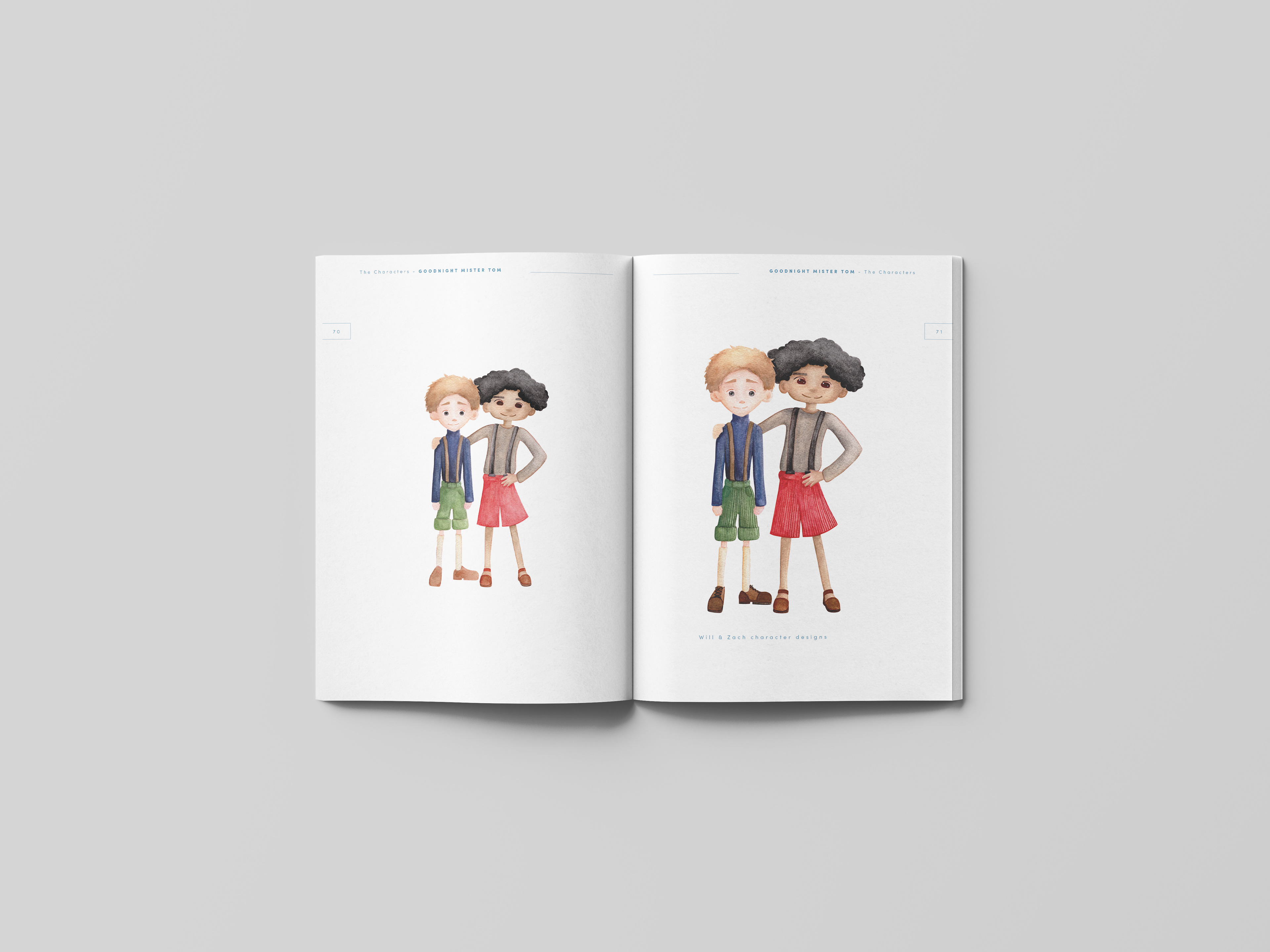 Character design for Will and Zach