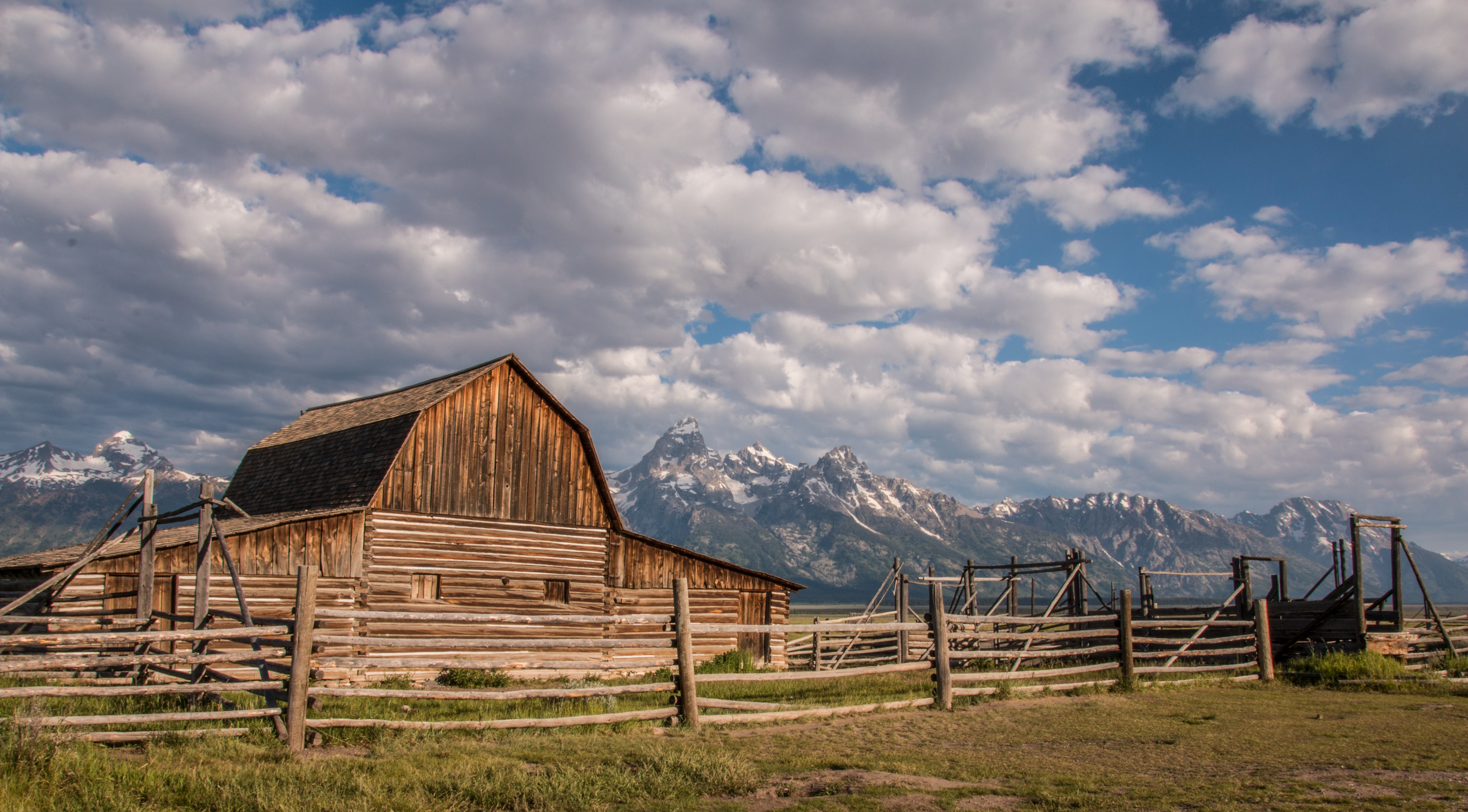 Cabin Among The Tetons