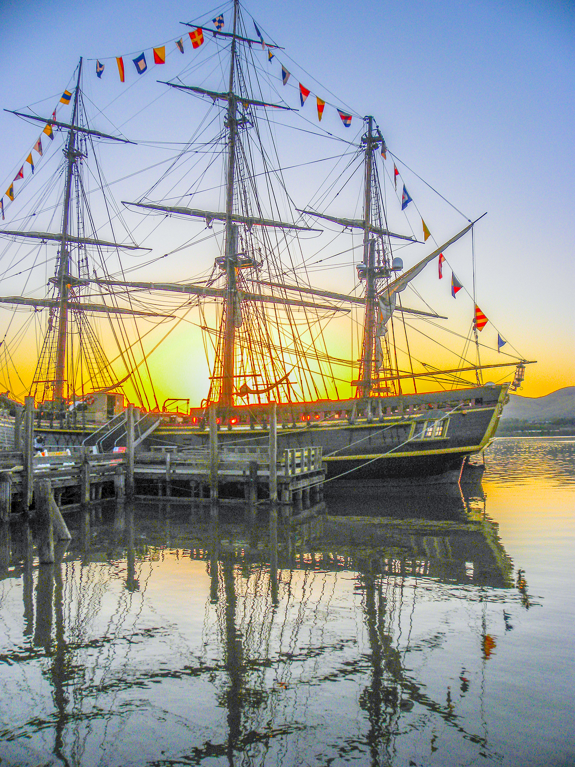 Sunrise on the Bounty