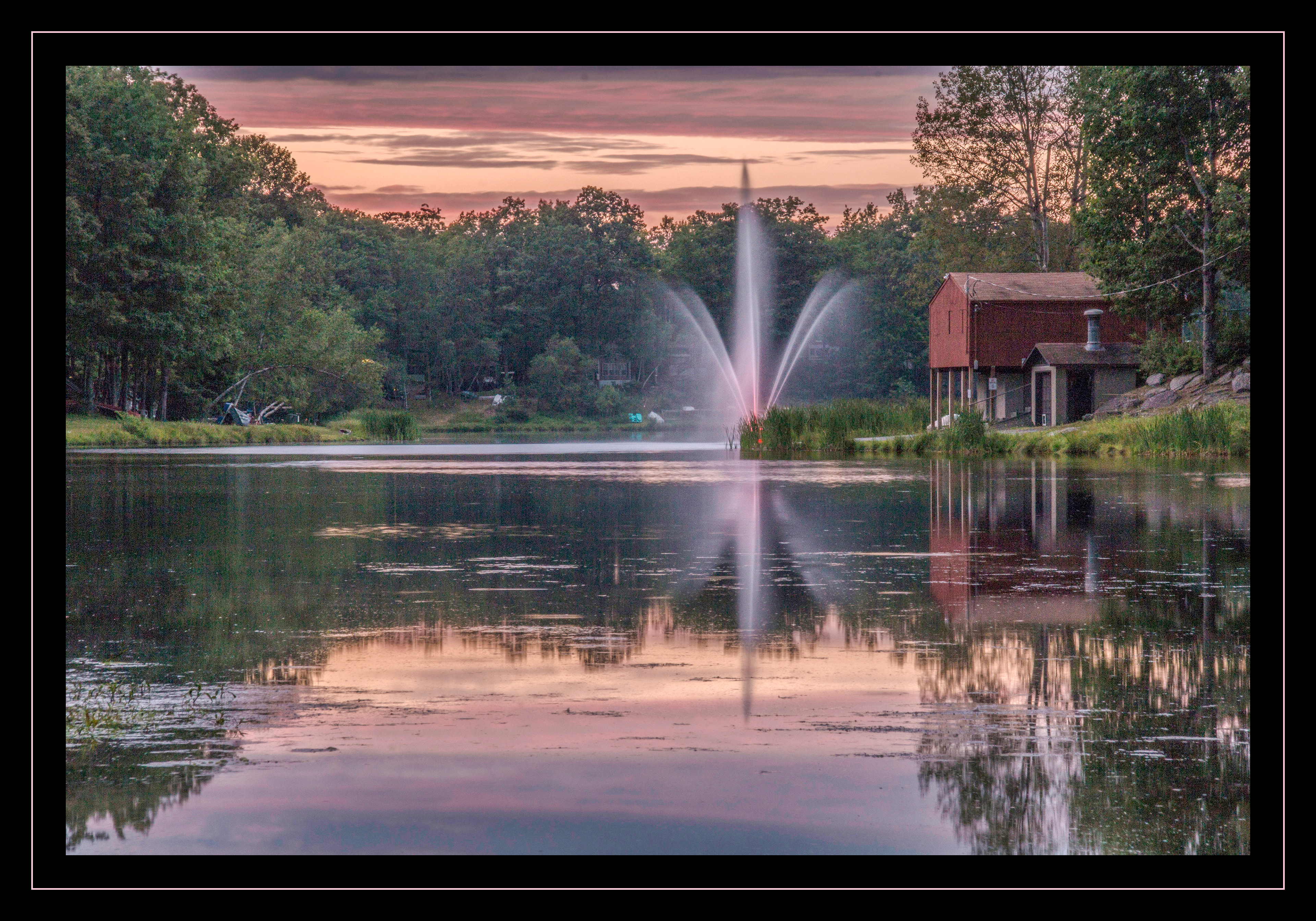LAKE ADVENTURE IN PINK