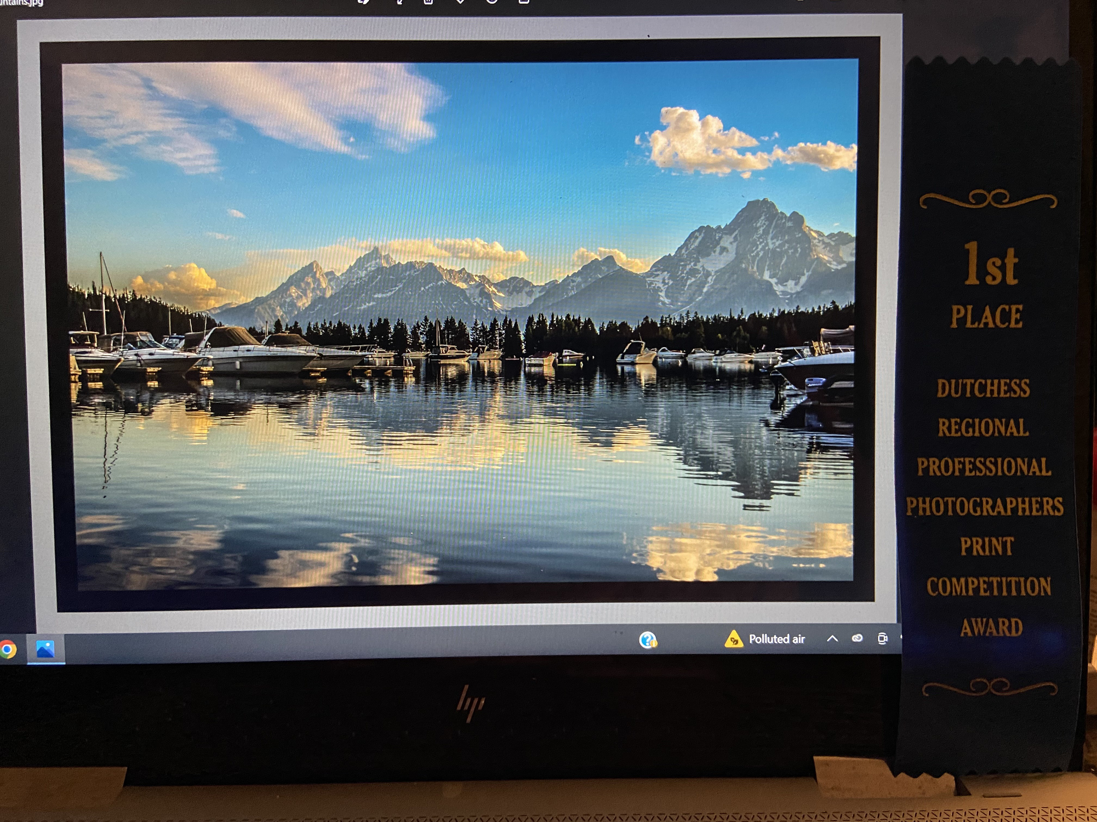 BOATING AMONG THE MOUNTAINS FIRST PLACE DUTCHESS REGIONAL PROFESSIONAL PHOTOGRAPHY SPRING 2023