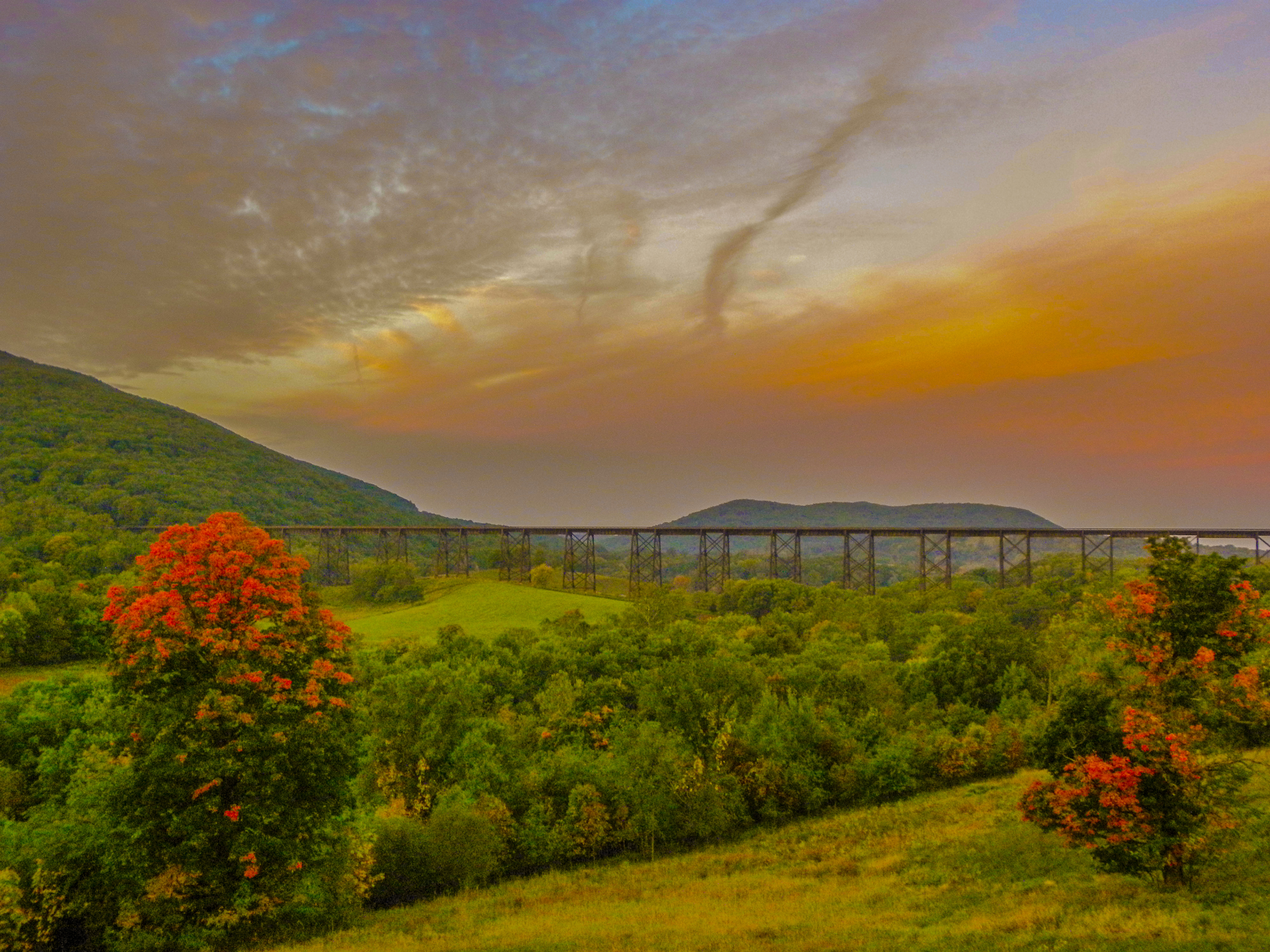 A Different View of the Moodna Viaduct