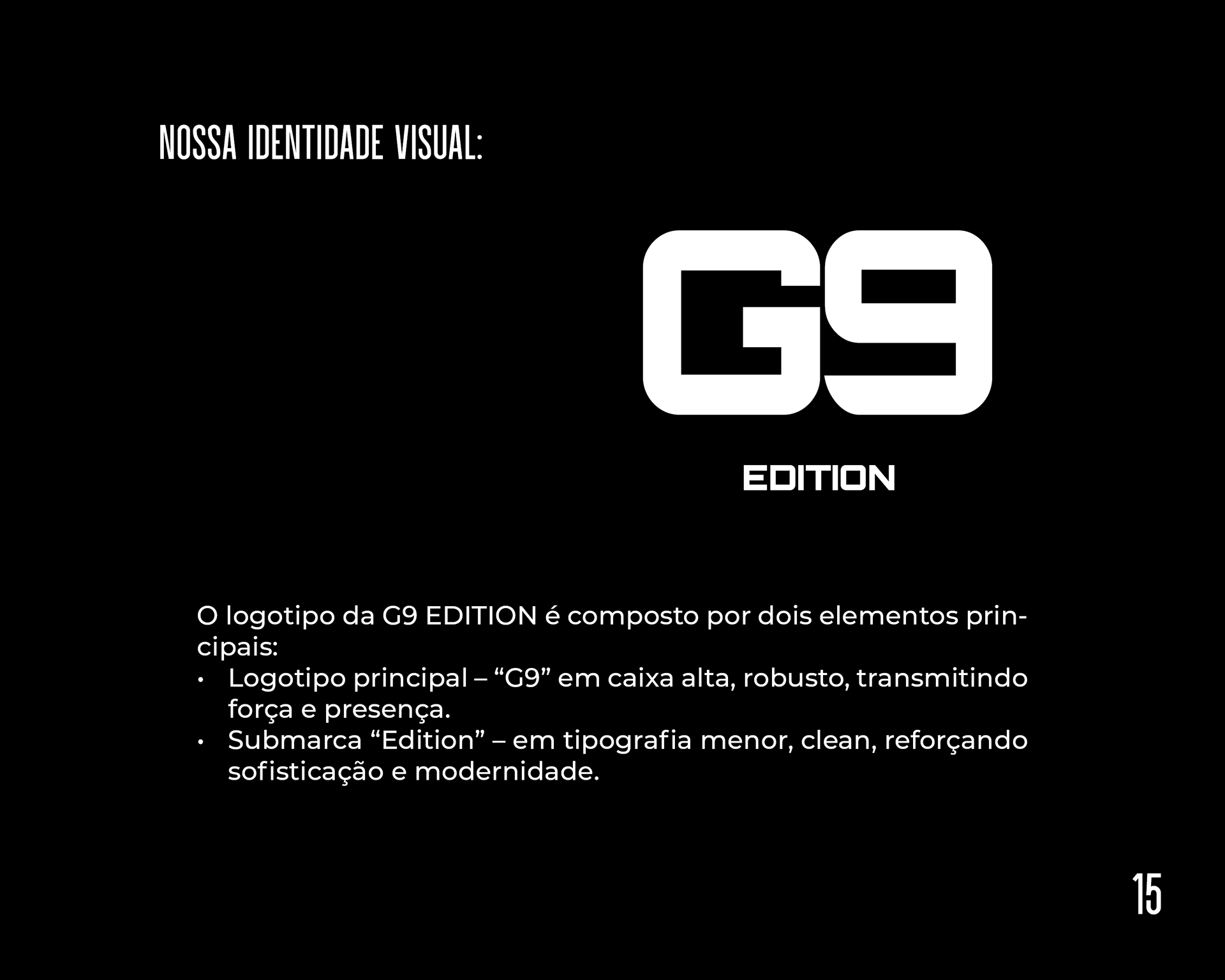 Manual da Marca - G9 Edition — imagem 15