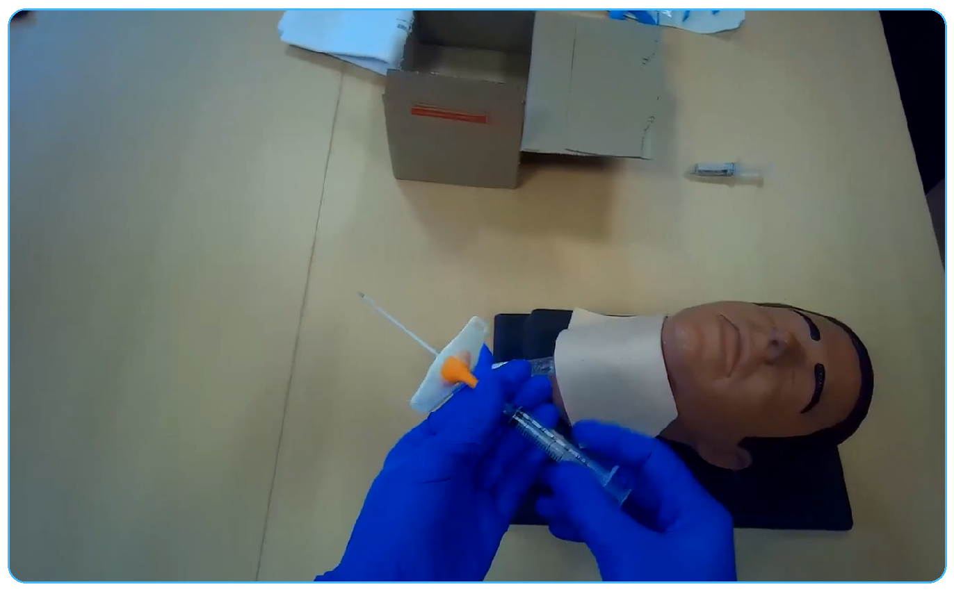 Video footage of participant's point of view