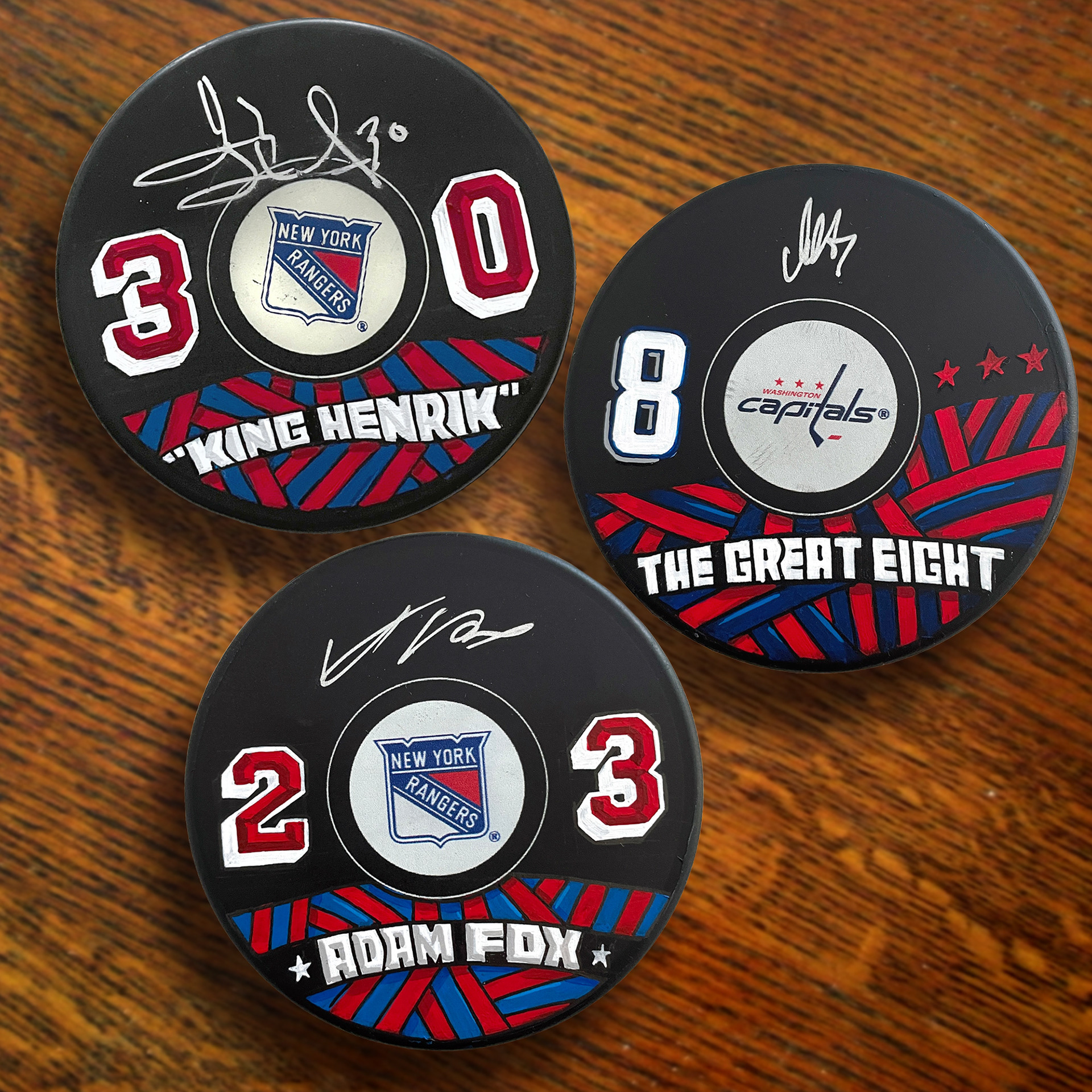 Hockey pucks