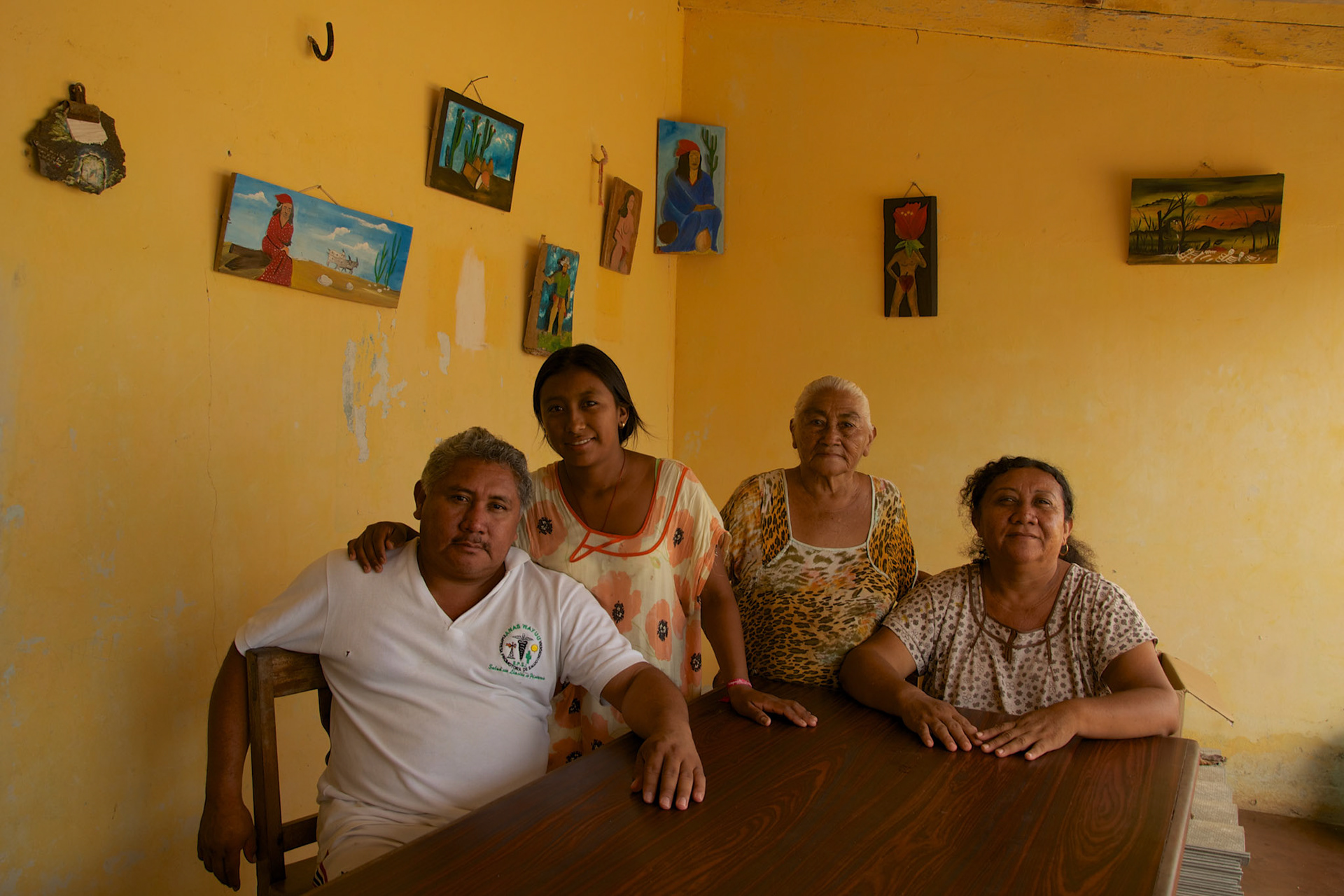 Evelasio, Rita, Ligia & Edelina. Nazareth, Colombia